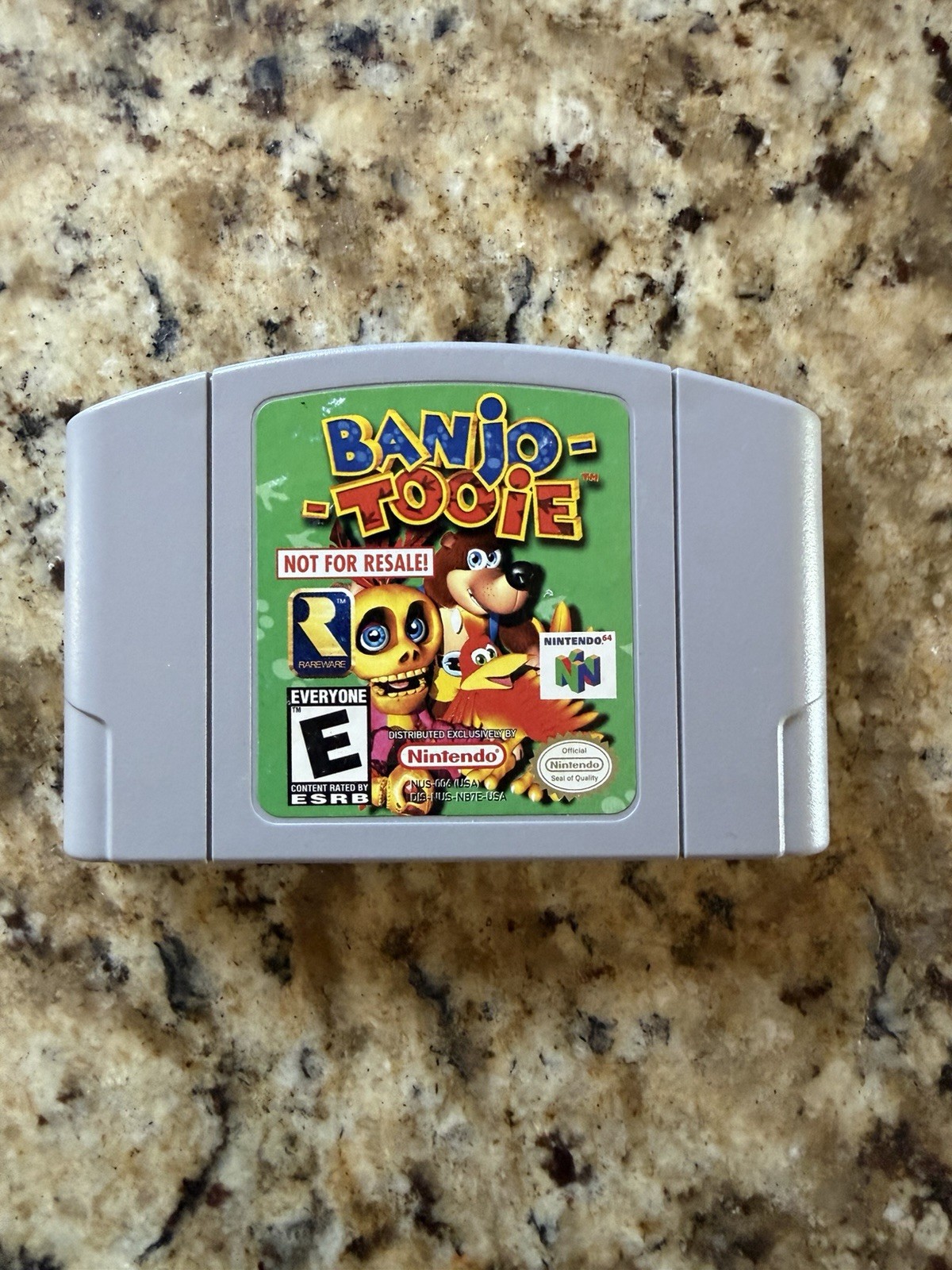 Banjo Tooie Nintendo 64 NOT FOR RESALE NFR N64. Authentic and Tested.