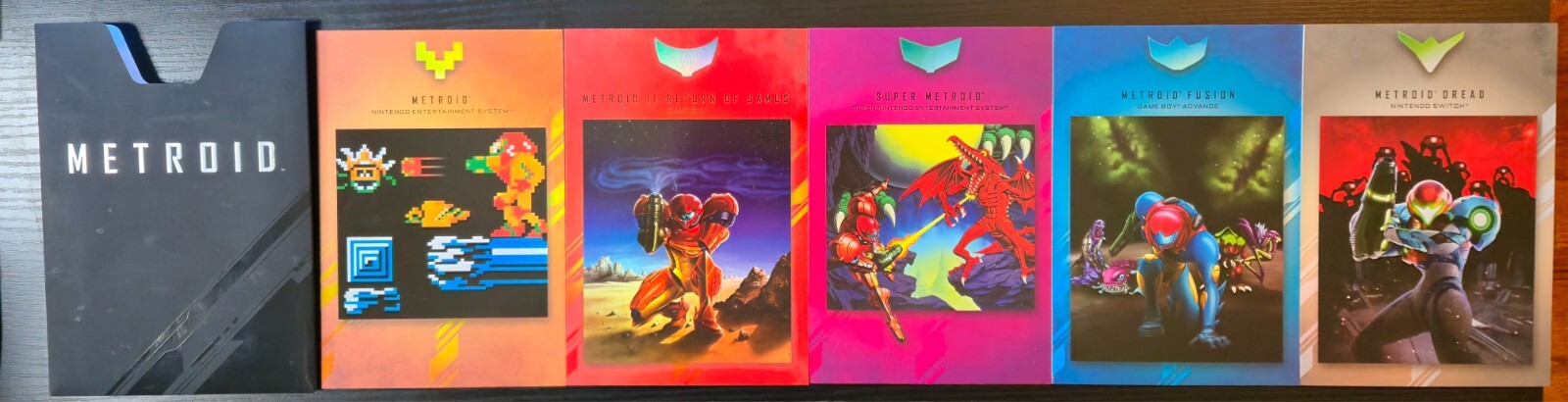 Metroid Dread Special Edition Retro Art Card Print Set of 5 ONLY