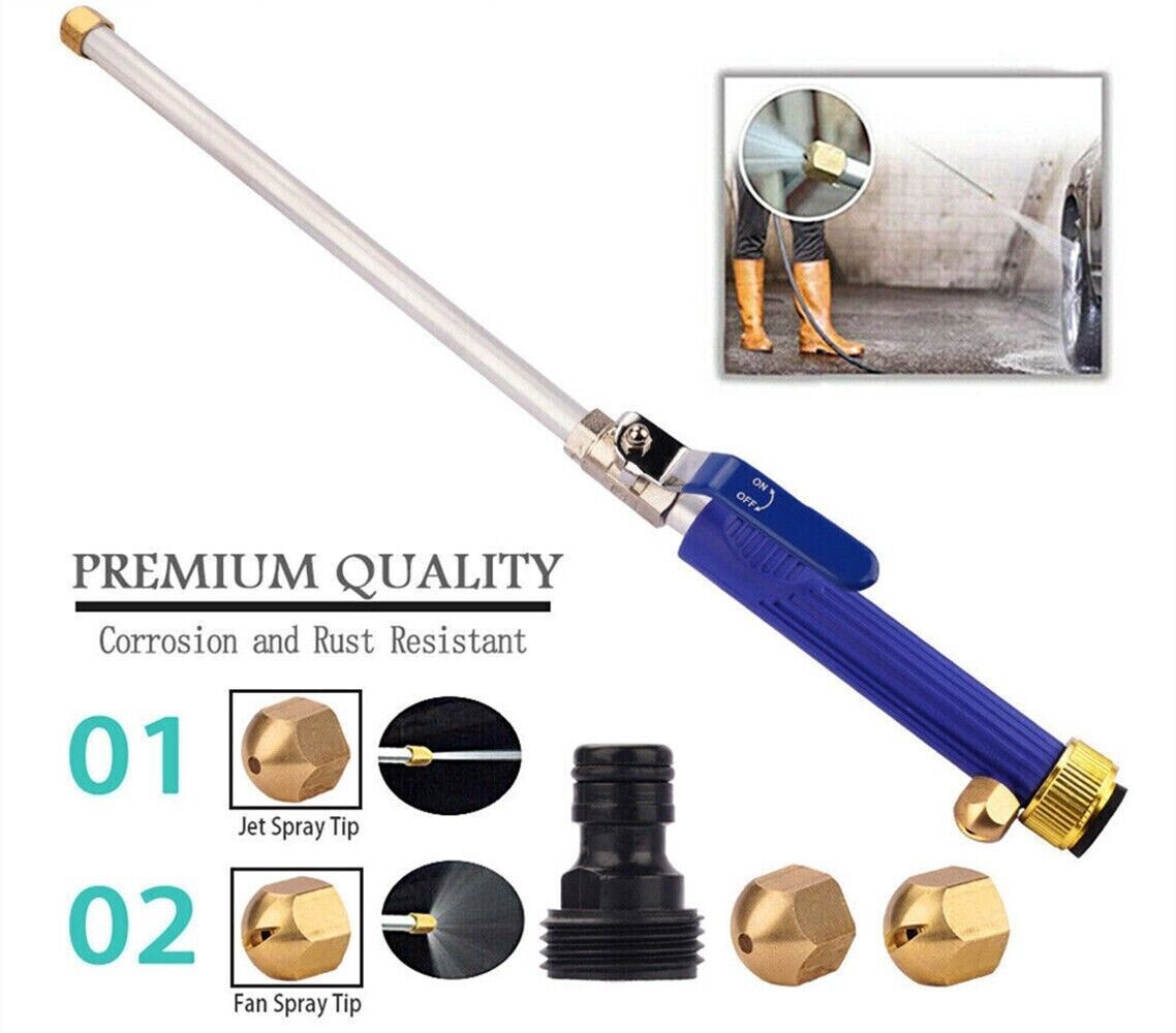 Pressure Washer Garden Hose High Power Water Spray Gun Nozzle Cordless