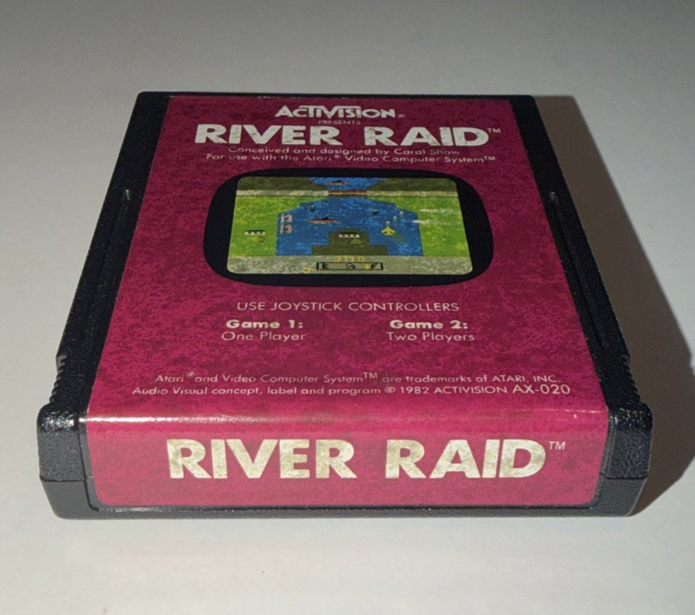 River Raid (Atari 2600, 1982) Complete – Cleaned & Tested
