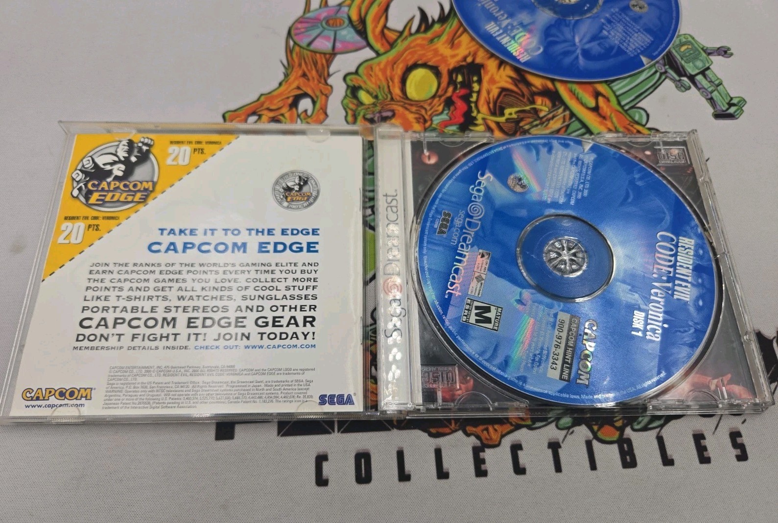 Resident Evil — CODE: Veronica (Sega Dreamcast, 2000) CIB W. Reg Card