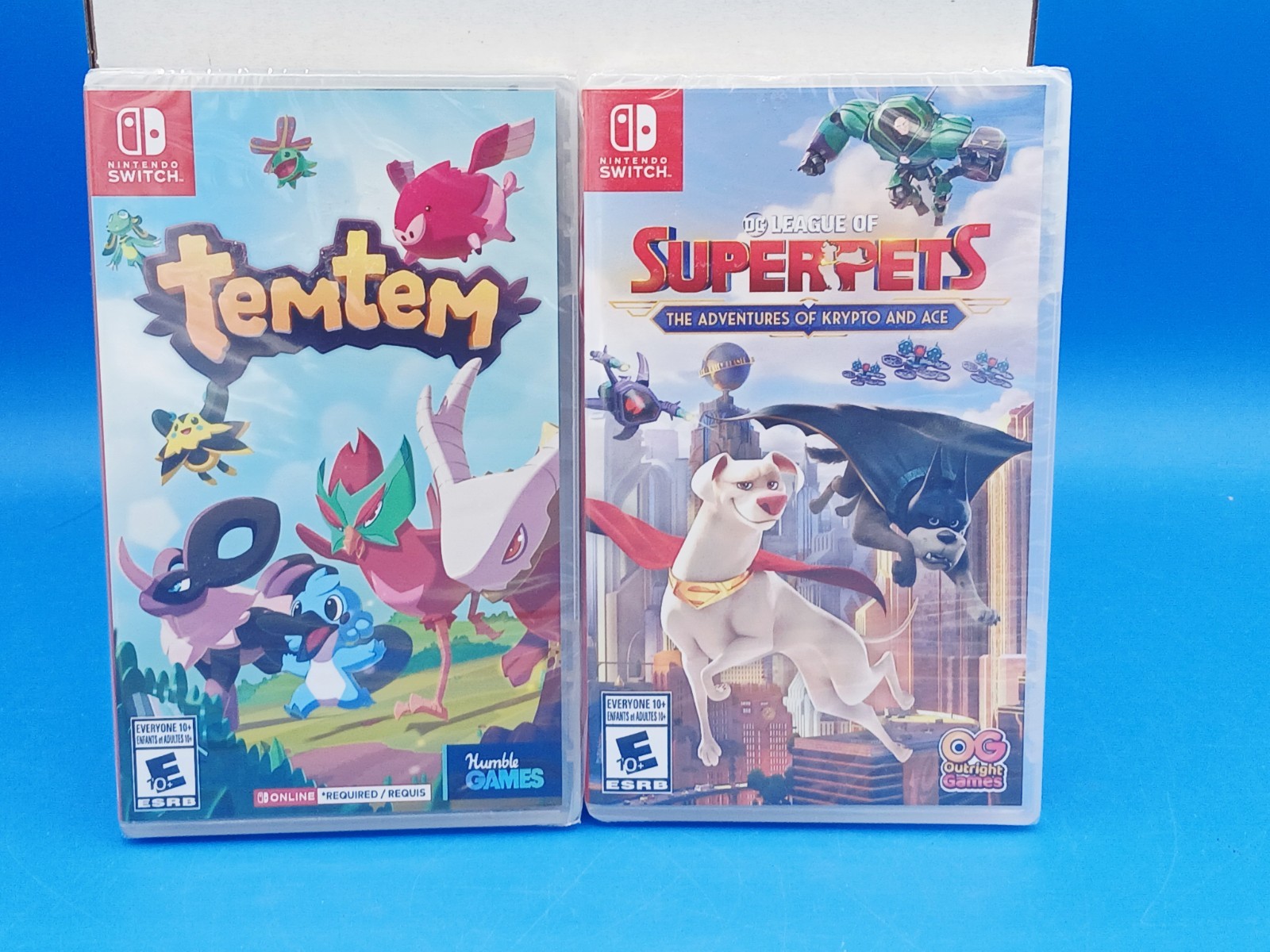 Temtem & DC League of SuperPets (Nintendo Switch) Sealed