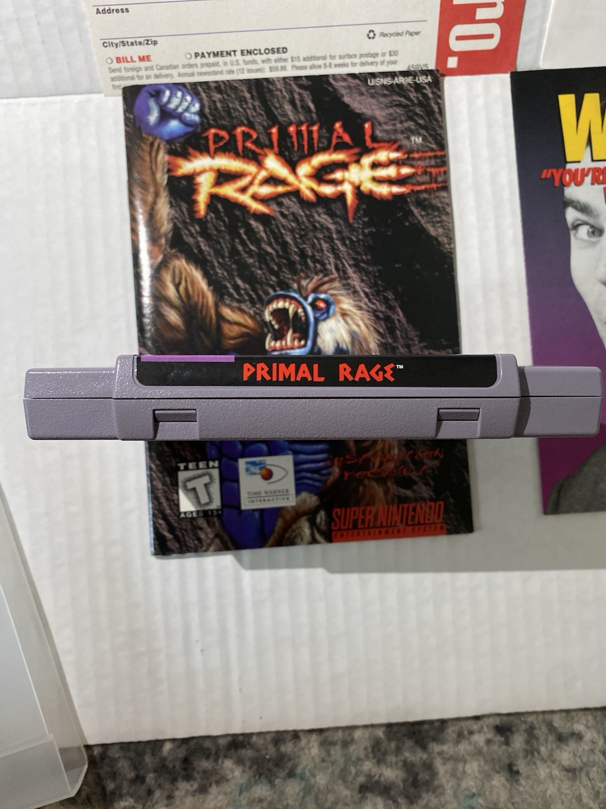 Primal Rage Super Nintendo SNES Complete Very Clean! Tested
