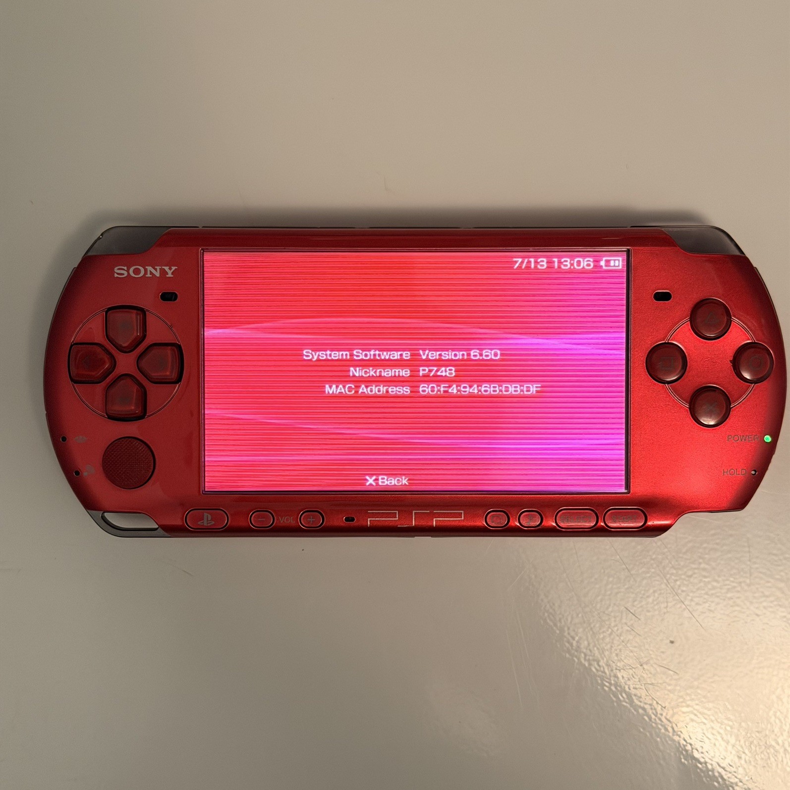 Sony PSP 3000 Radiant Red (Region Free) – Tested Working + New Battery & Storage