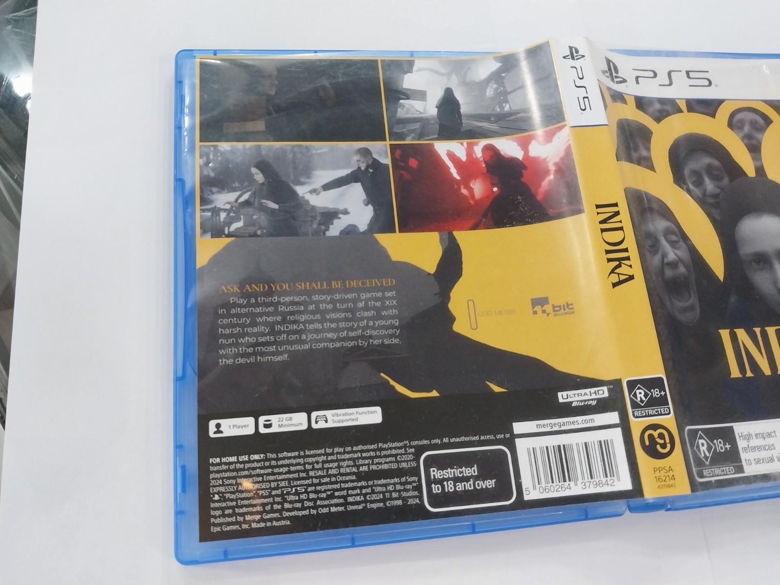 INDIKA (SONY PS5 GAME , R18+)