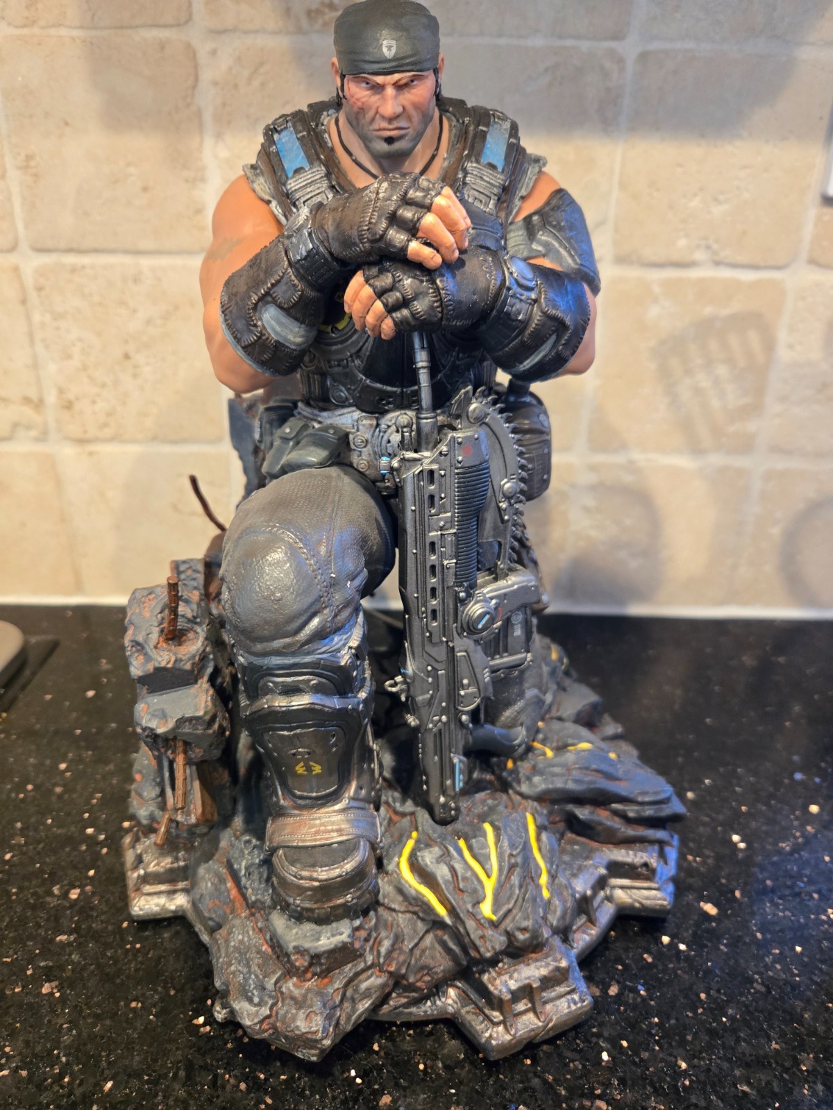 Gears of War 3 Limited Edition PVC Marcus Fenix Collectors Statue – PERFECT!