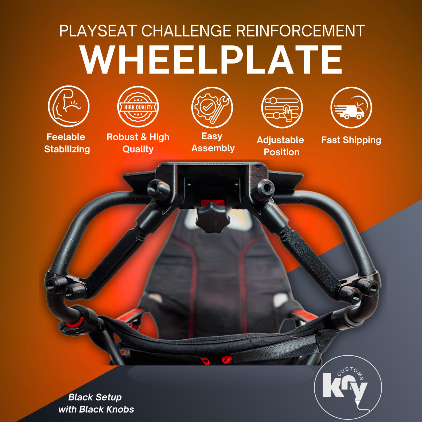 Playseat Challenge Wheelplate Reinforcement