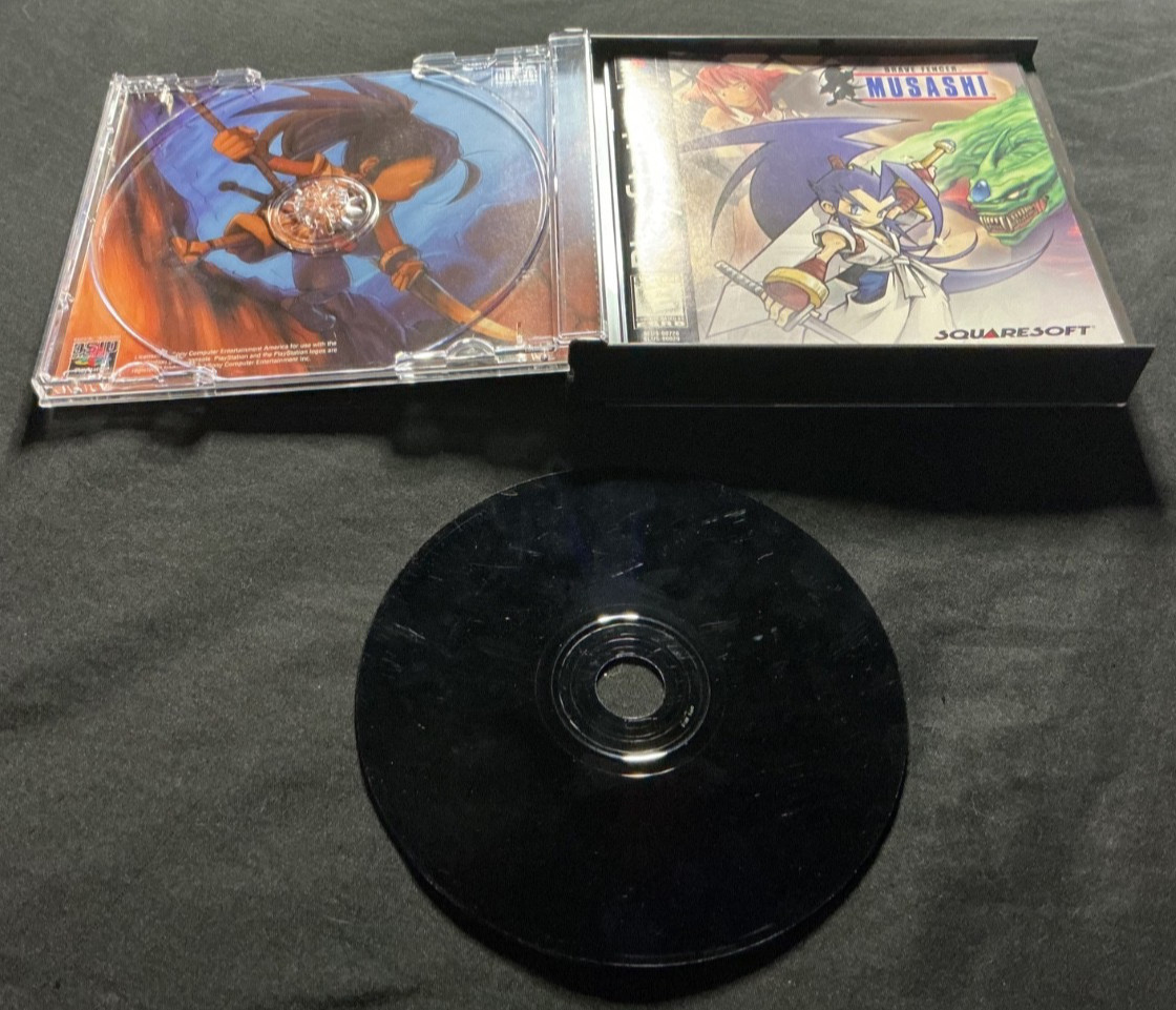 **PS1 PlayStation 1 Brave Fencer Musashi CIB + demo disc**