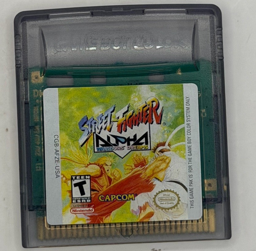 Street Fighter Alpha: Warriors’ Dreams Nintendo Game Boy Color CART ONLY Tested