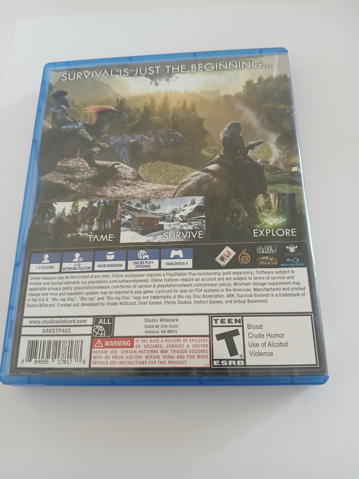 Studio Wildcard Ark: Survival Evolved (Sony PlayStation 4, 2017)