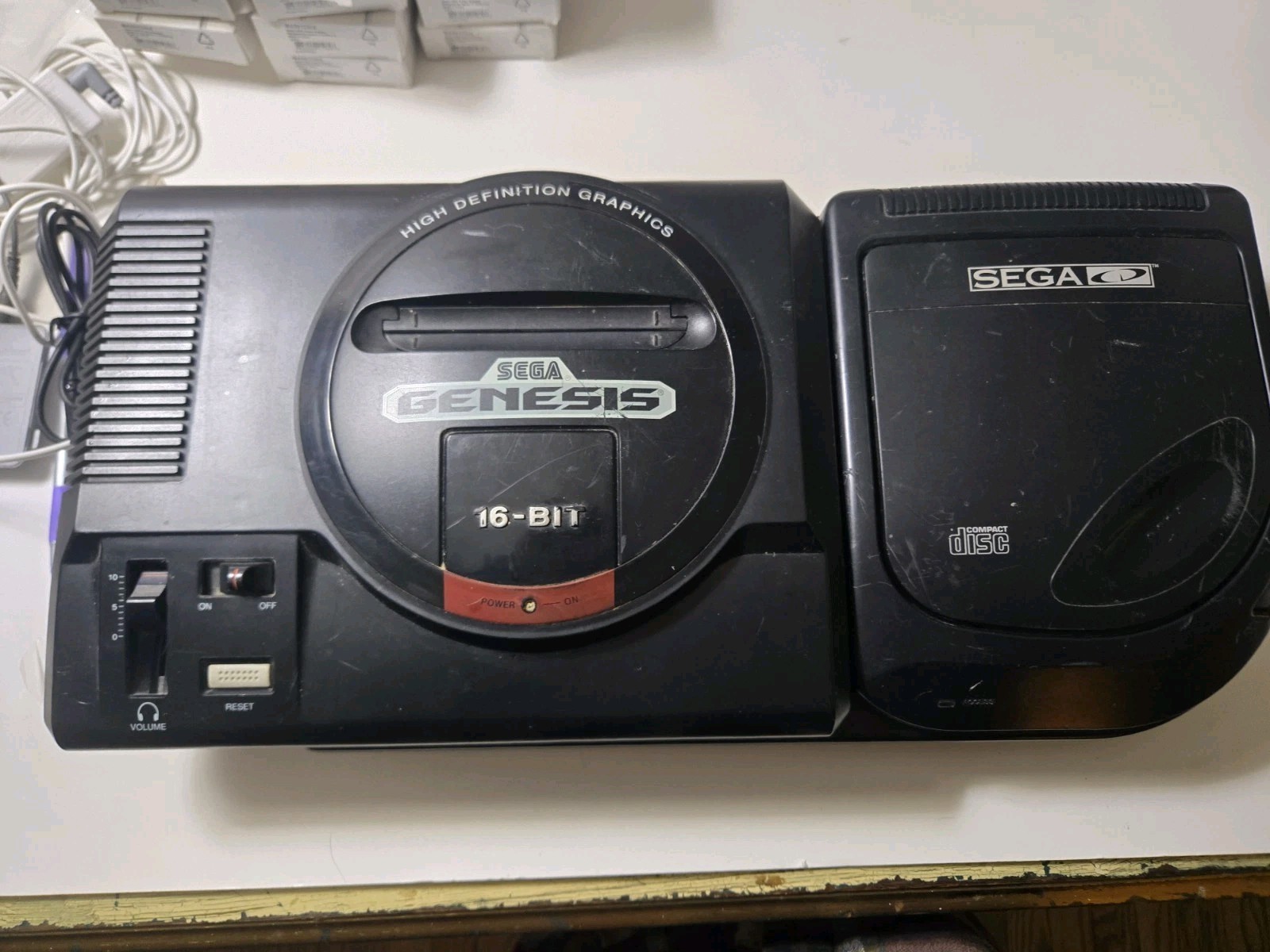 Sega CD Console MK 4102 with no remote or cords