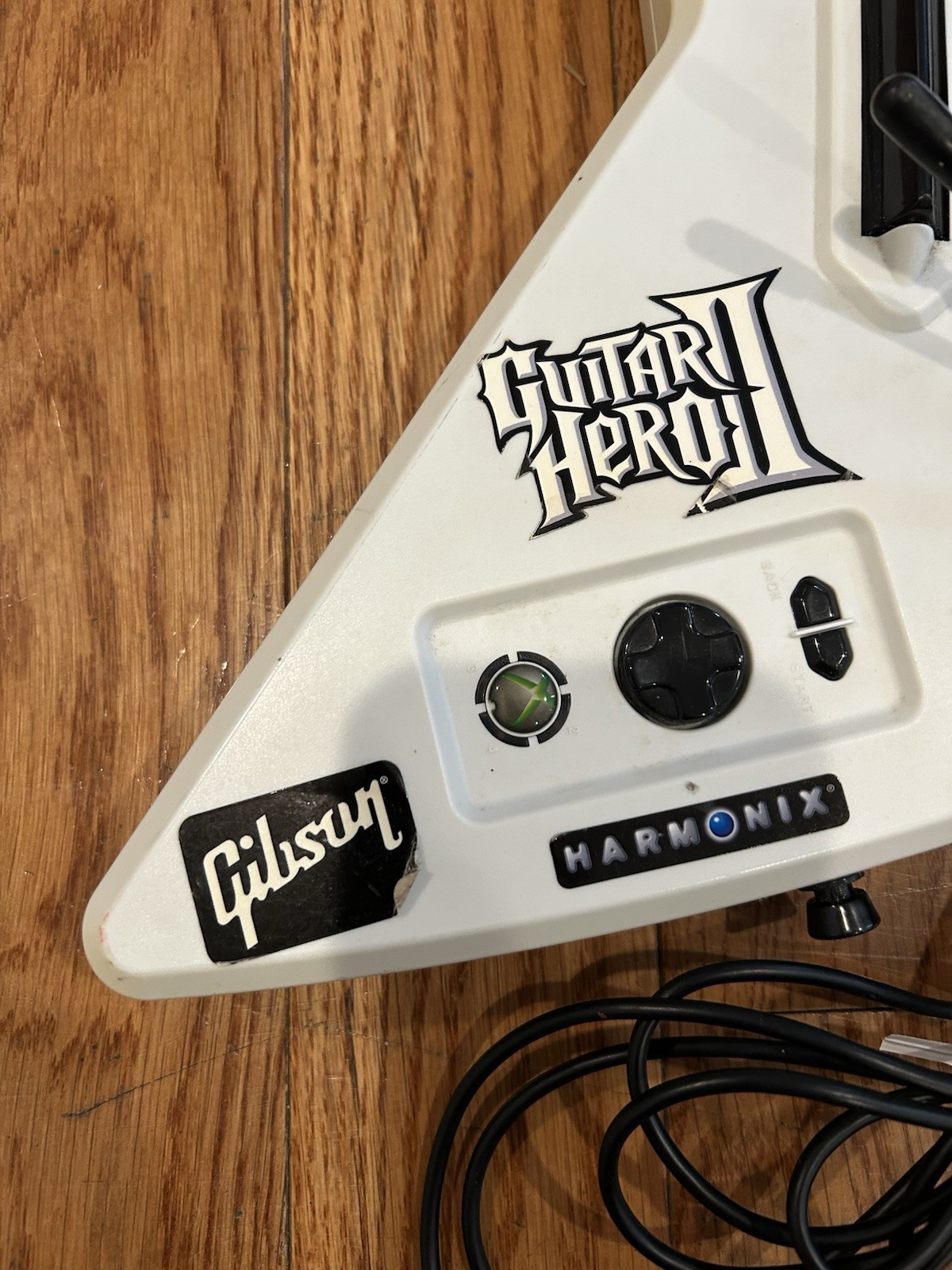 Guitar Hero Xbox 360 X-Plorer Wired Controller RedOctane 95065 For Parts Untest