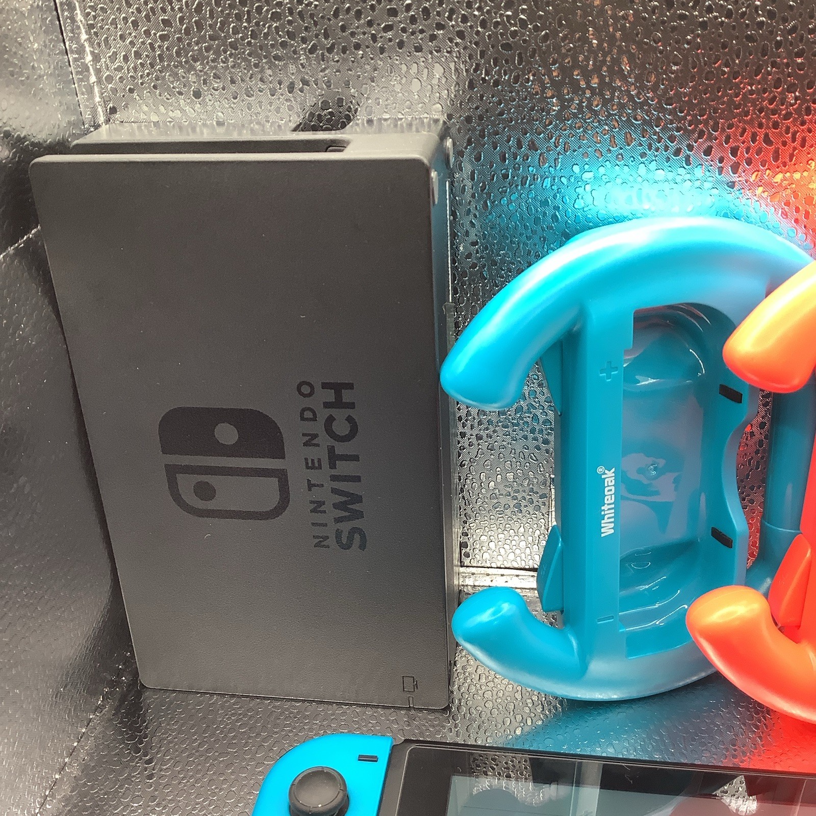 Nintendo Switch HAC-001(-01) 32GB Wi-Fi Console w/ Neon Red/Blue Joy-Con