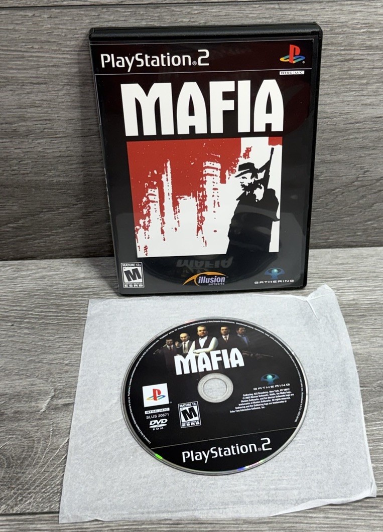 Mafia NM💿! NO MANUAL PlayStation 2 PS2 + Refurbished + 1 Year Warranty