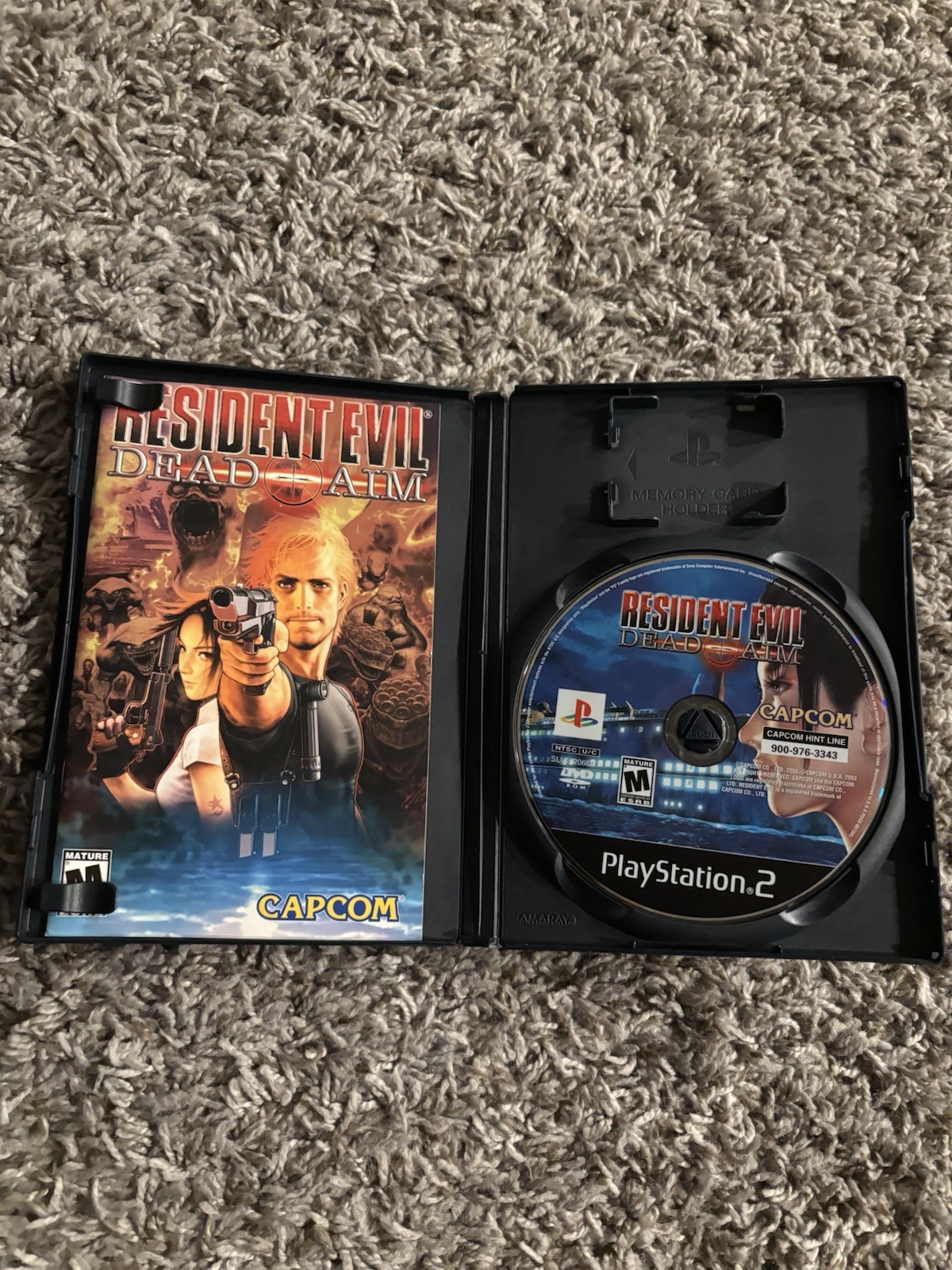 Resident Evil: Dead Aim 👁️ Sony PlayStation 2 🩸 PS2 🧟 TESTED 💥 CIB 🚢🌊 RARE