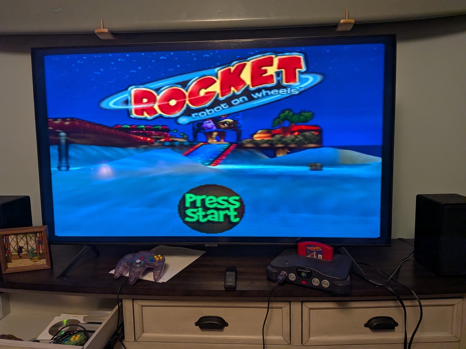 Rocket: Robot on Wheels (Nintendo 64, 1999) Loose Tested Works
