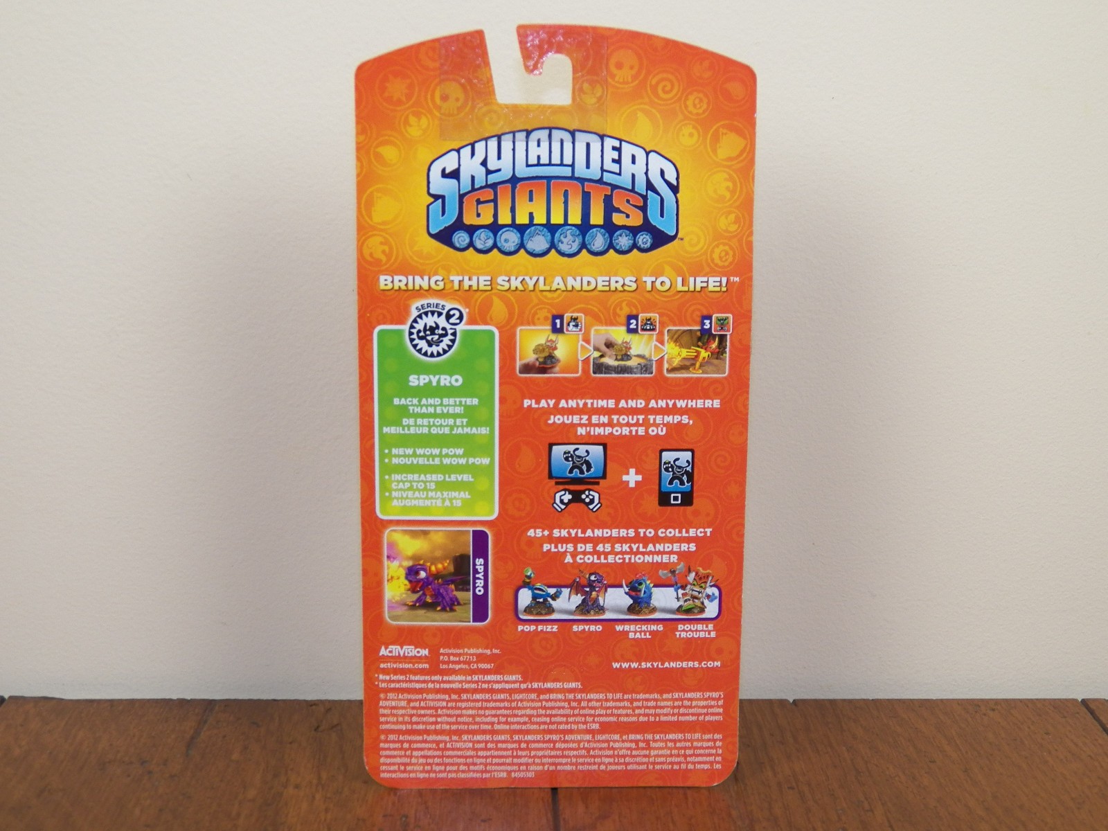 Skylanders Spyro Figure Giants Activision Wii XBox PS3 Series 2 **NEW SEALED**