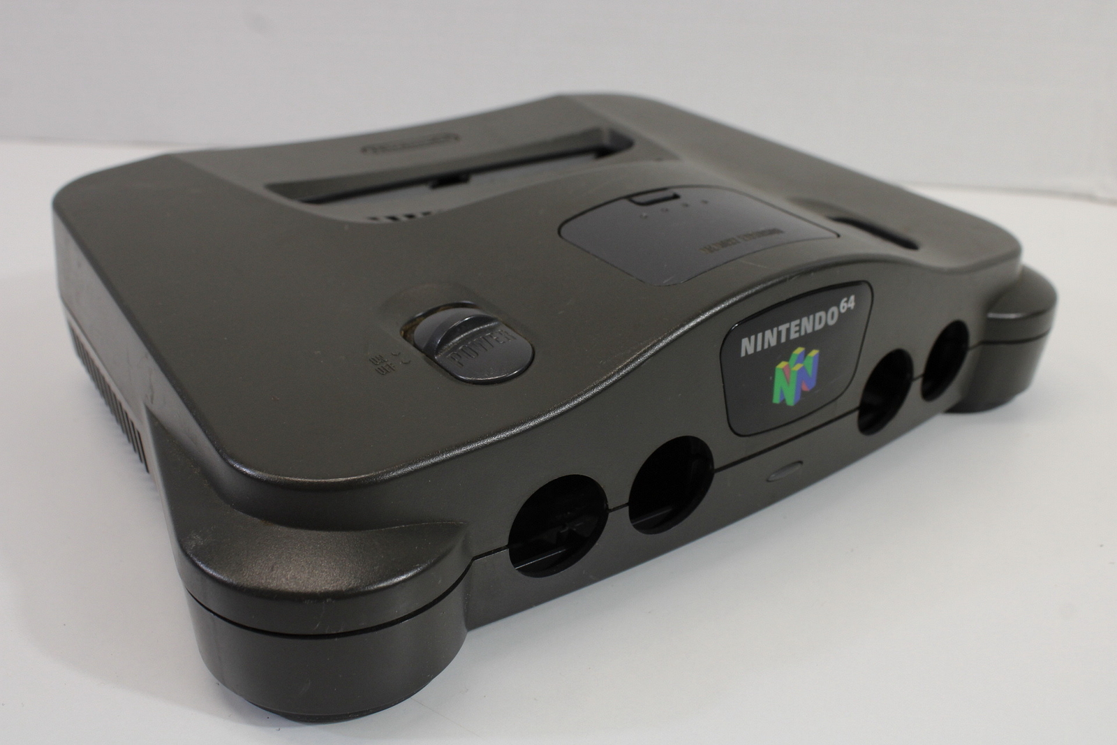 Nintendo 64 N64 Black Charcoal Gray Console Used OEM Replacement Shell Japan #14
