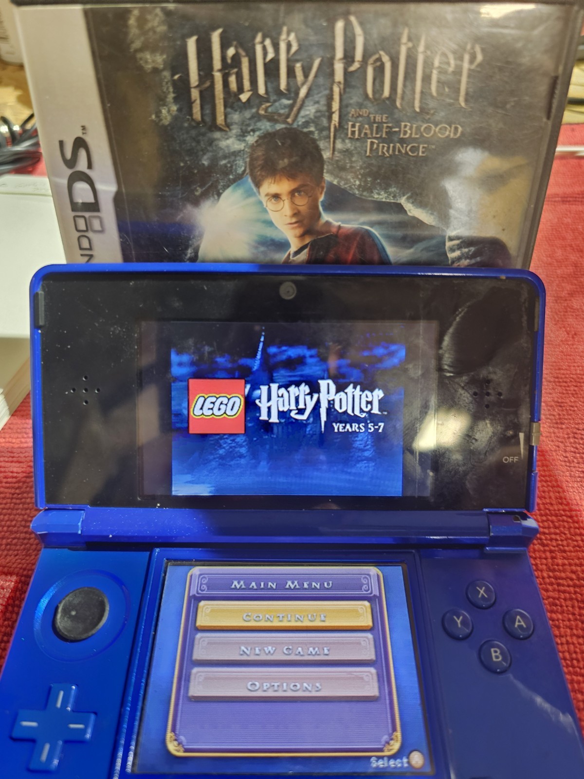 Nintendo 3DS CTR-001(USA) Blue NTSC-U/C W/Car Charger Included & 2GB M/card