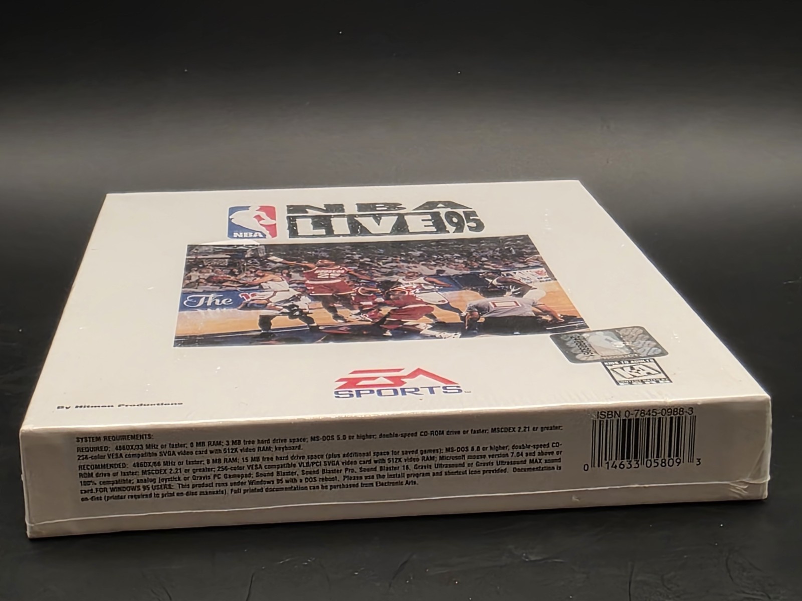 Rare Original Classic NBA LIVE 95 EA Sports Big Box PC CD – MS-DOS – Brand New!