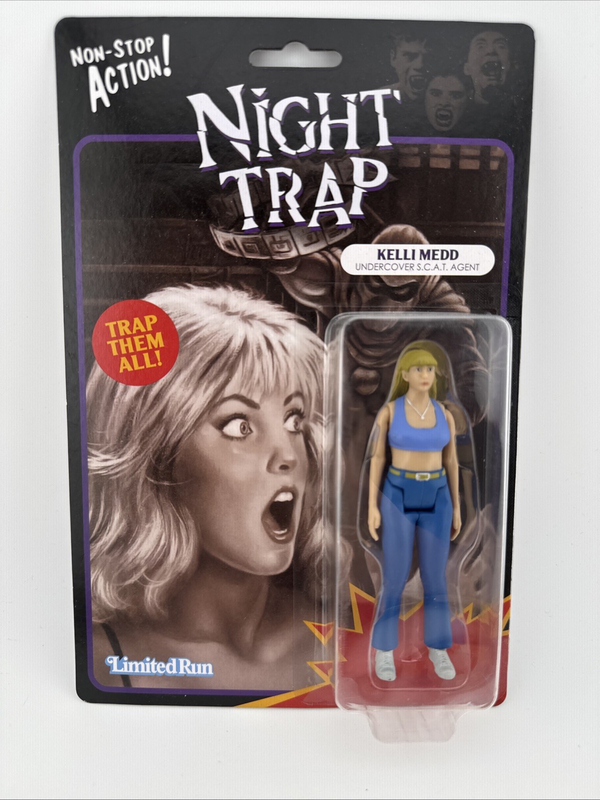 Limited Run Games LRG Night Trap Action Figure Kelli Medd Undercover S.C.A.T