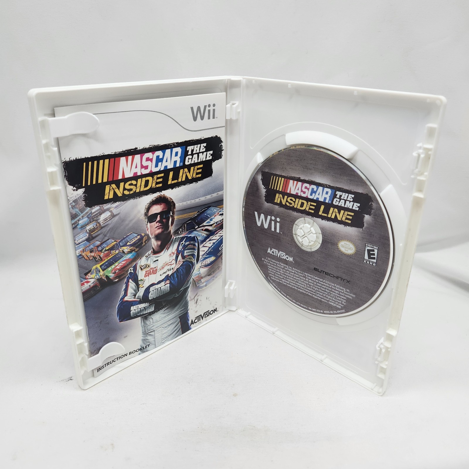 NASCAR The Game: Inside Line Nintendo Wii 2012 Racing Track Cars Cracked Case