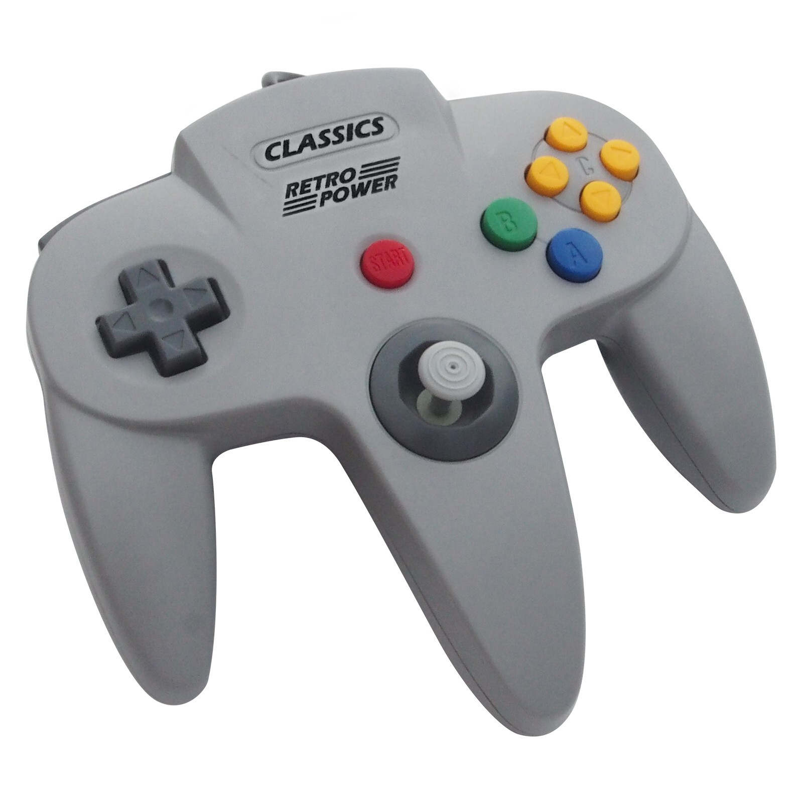 N64 USB Controller (4-player pack) with 10′ USB Extension Cables
