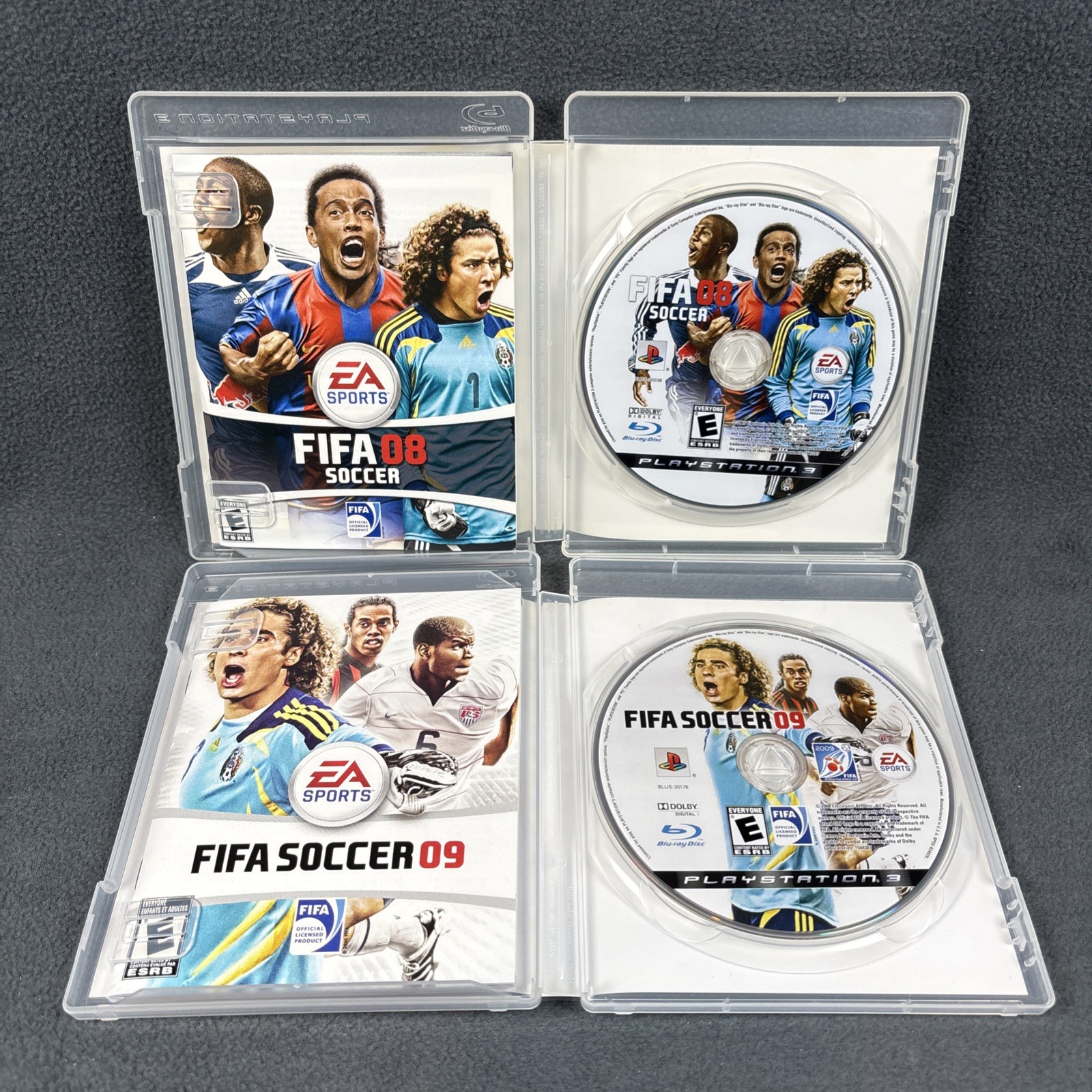 PlayStation 3 – FIFA Soccer 08, 09, 10, & 11 – Complete – Refurbished, Very Good