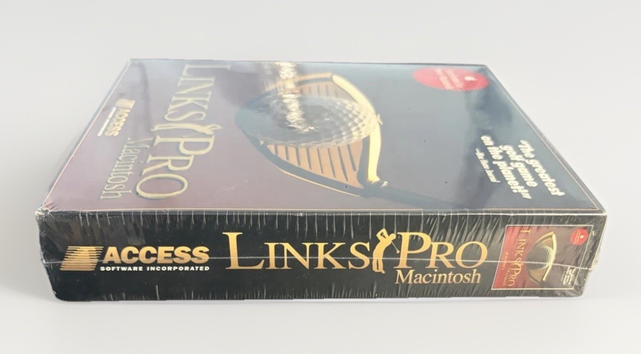 1994 Links Pro Macintosh Golf 3.5” Floppy Disks SEALED RARE MINT