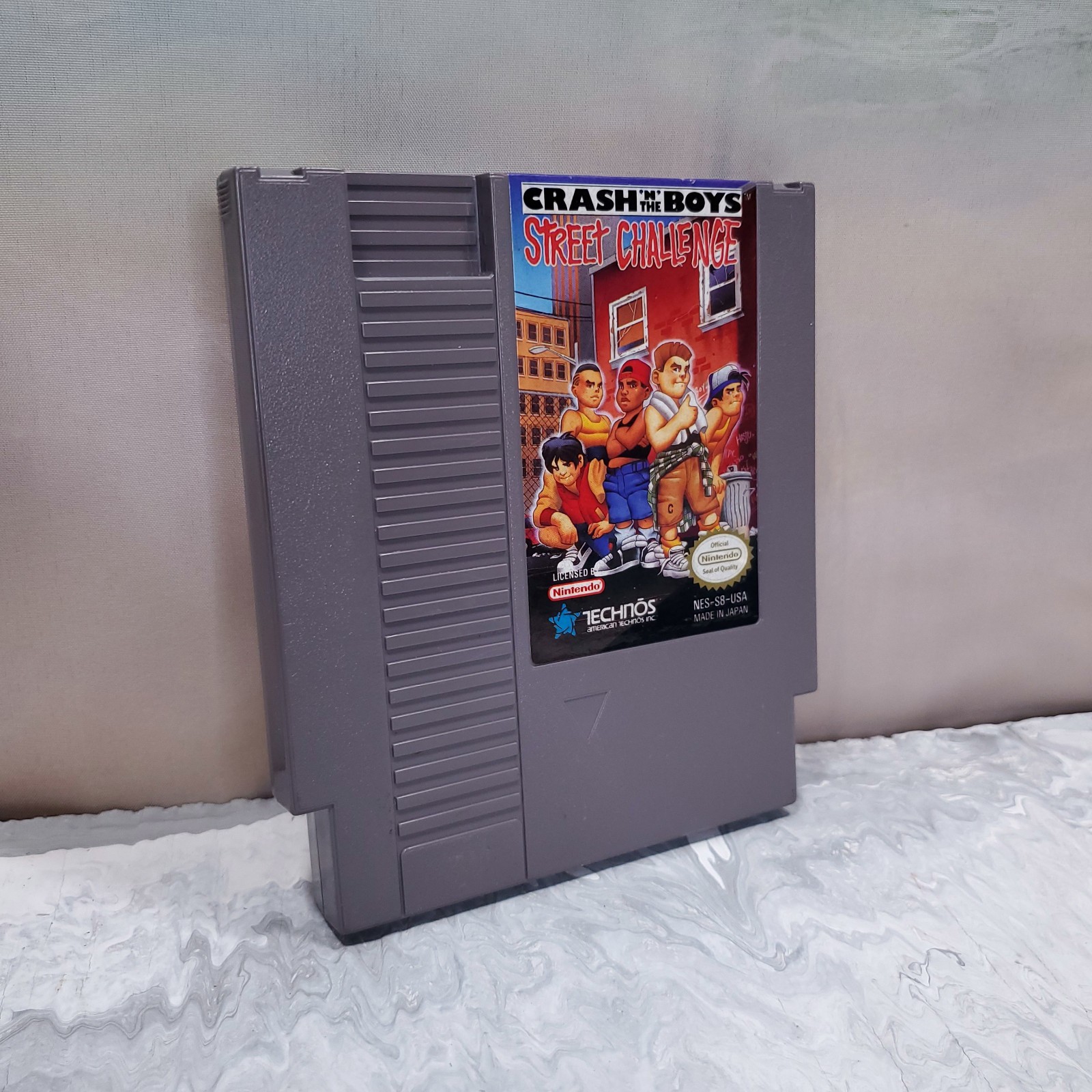 Crash N the Boys NES CART Original Vintage Nintendo Games Cleaned & Tested