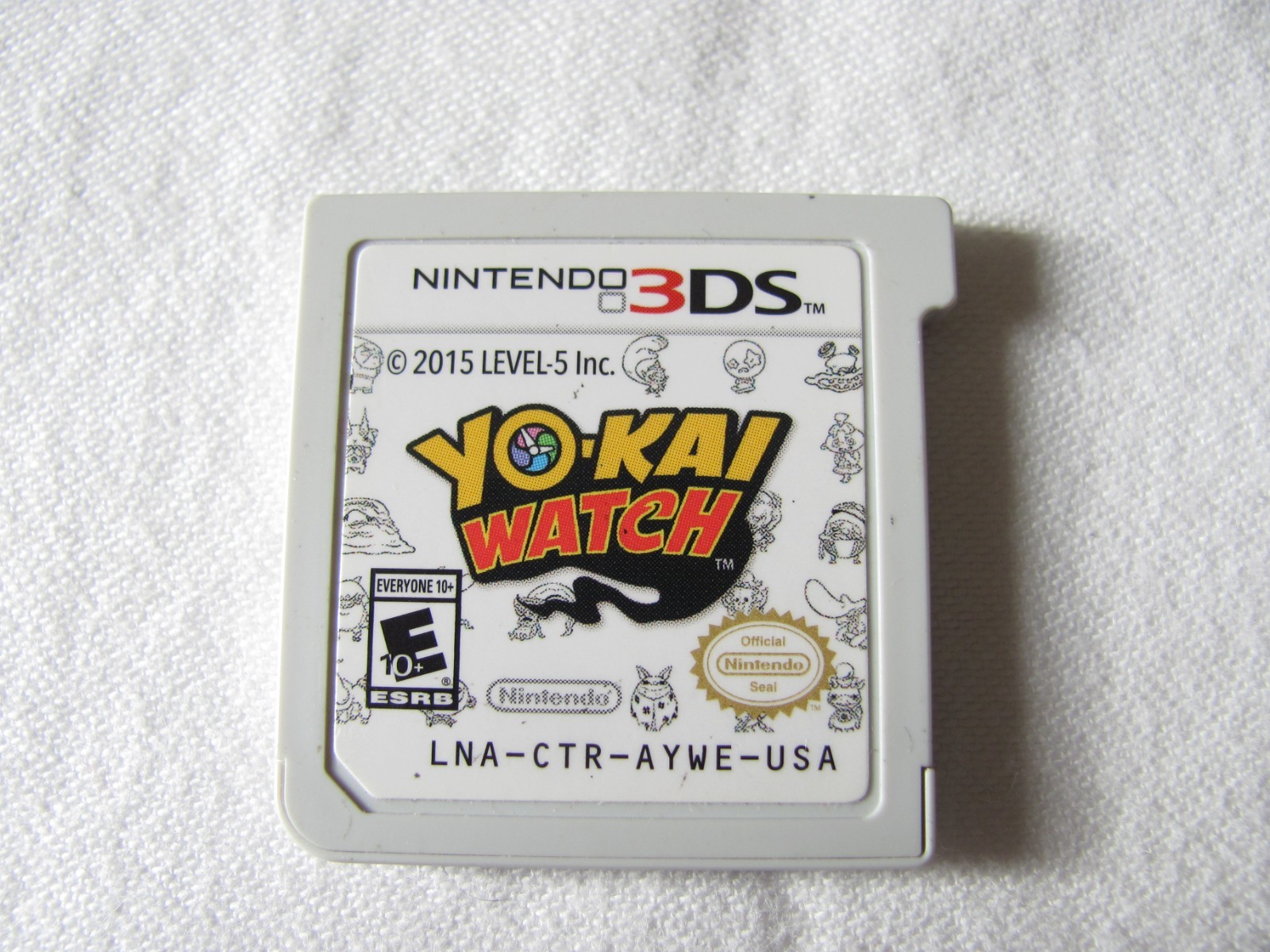 Yo-Kai Watch Nintendo 3DS Game 2015 Authentic Tested Cartridge Only USA Release