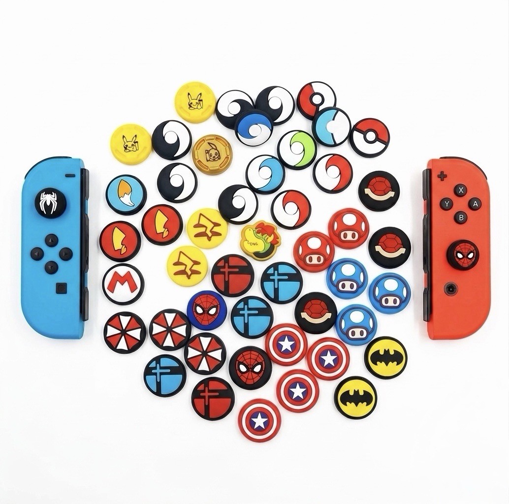 Thumb Grips for Nintendo Switch OLED Lite Joy Con Analog Stick Cap Cover