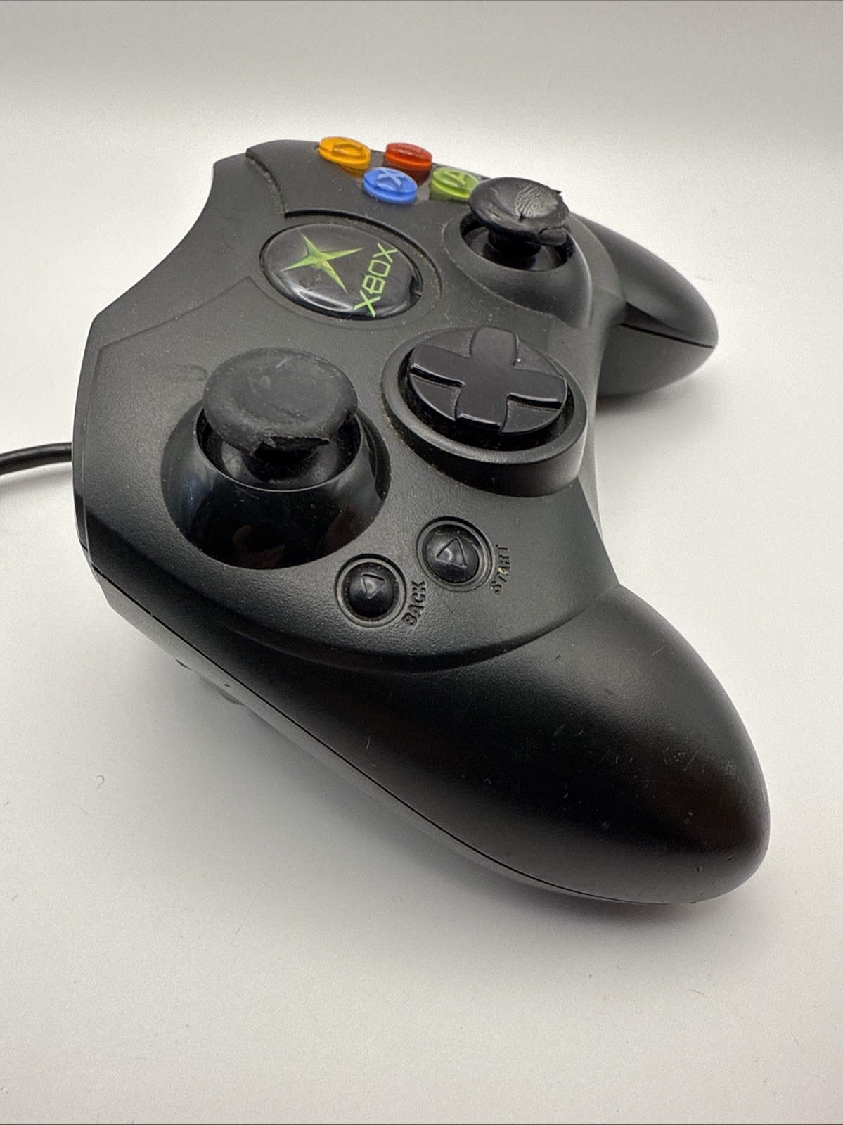 Microsoft Xbox Controller S Wired Black Model X08-69873 Original Untested