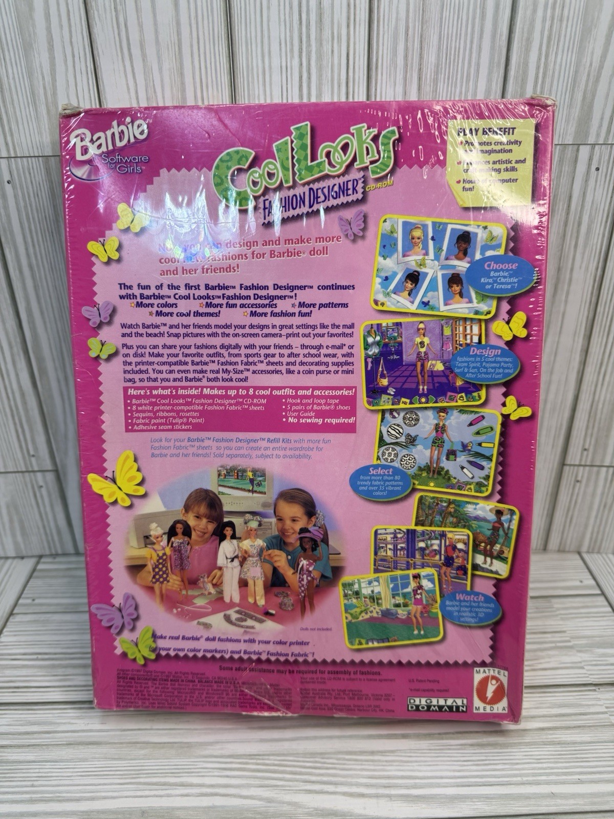 MATTEL Barbie Cool Looks Fashion Designer CD-ROM 1997 SEALED TARGET EXCLUSIVE