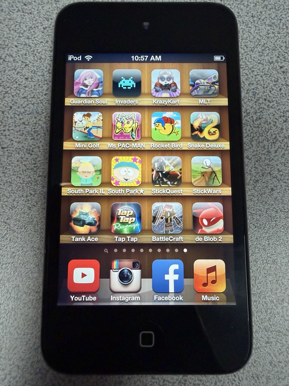 128 Games iPod touch 4th 8GB COD Voltron Contra Rare Retro IOS Nostalgic
