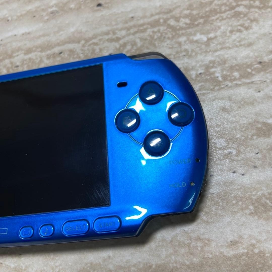Sony PSP 3000 Vibrant Blue Console Complete Boxed Near Mint Tested 7126