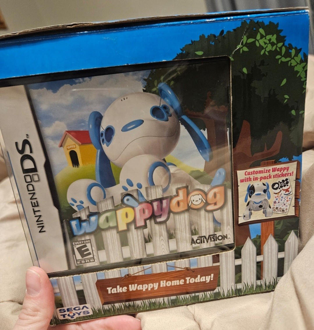 (DS NOT INCLUDED) Vintage Nintendo WAPPY dog COMPLETE