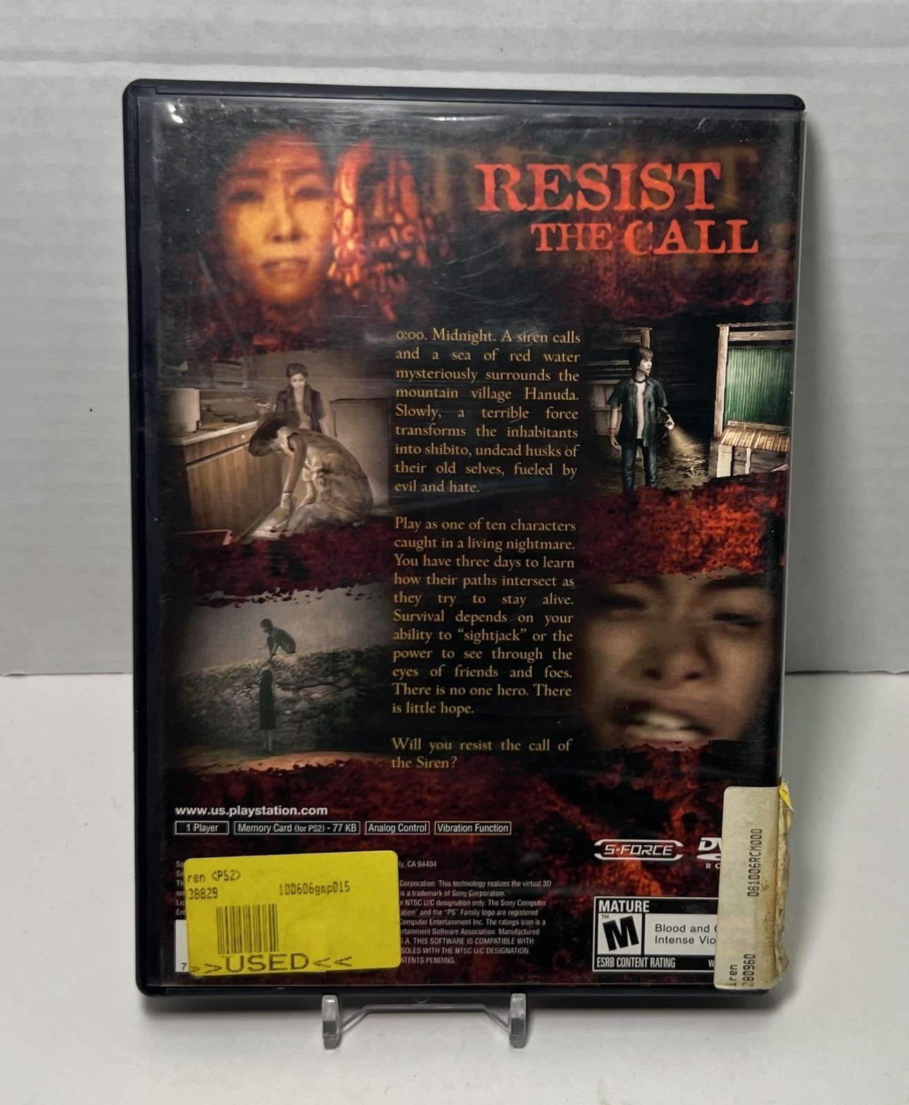 Siren PS2 PlayStation 2 Complete CIB Horror Black Label Tested ••
