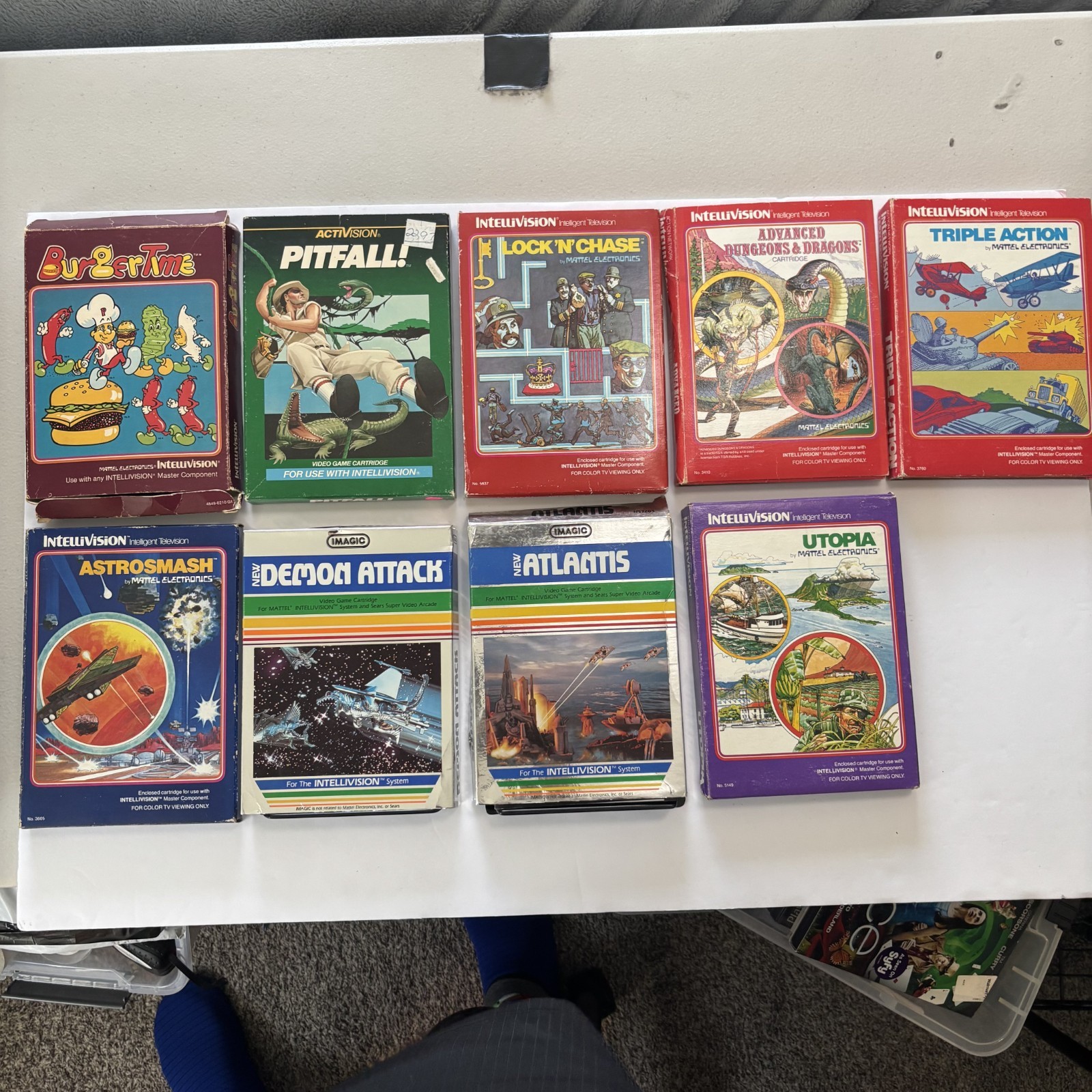 Mattel Intellivision Collectors Bulk Lot | Console | Intellivoice | 20 Games
