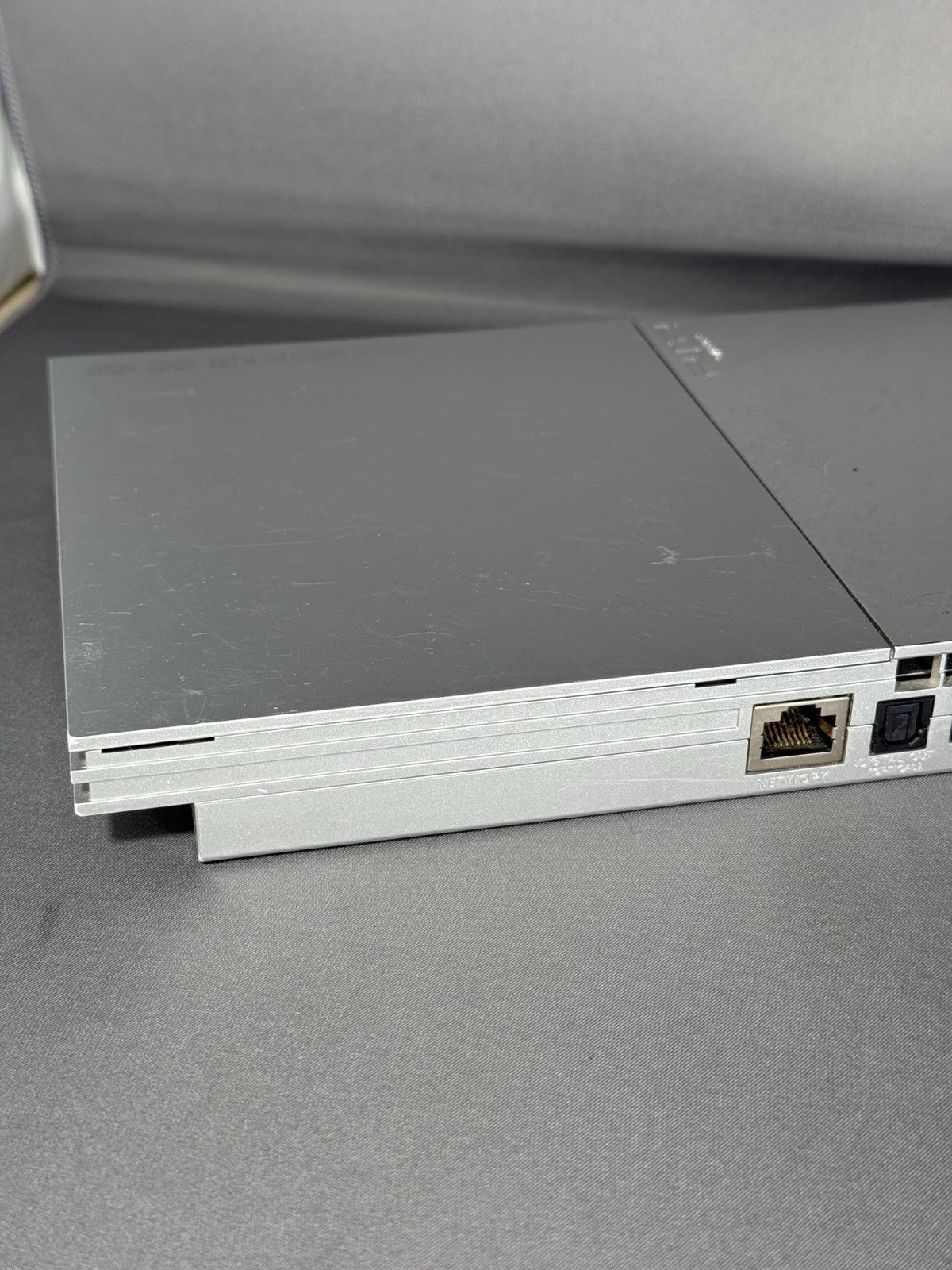 Sony PlayStation 2 PS2 Slim Silver SCPH-90001 Silver Tested Works READ