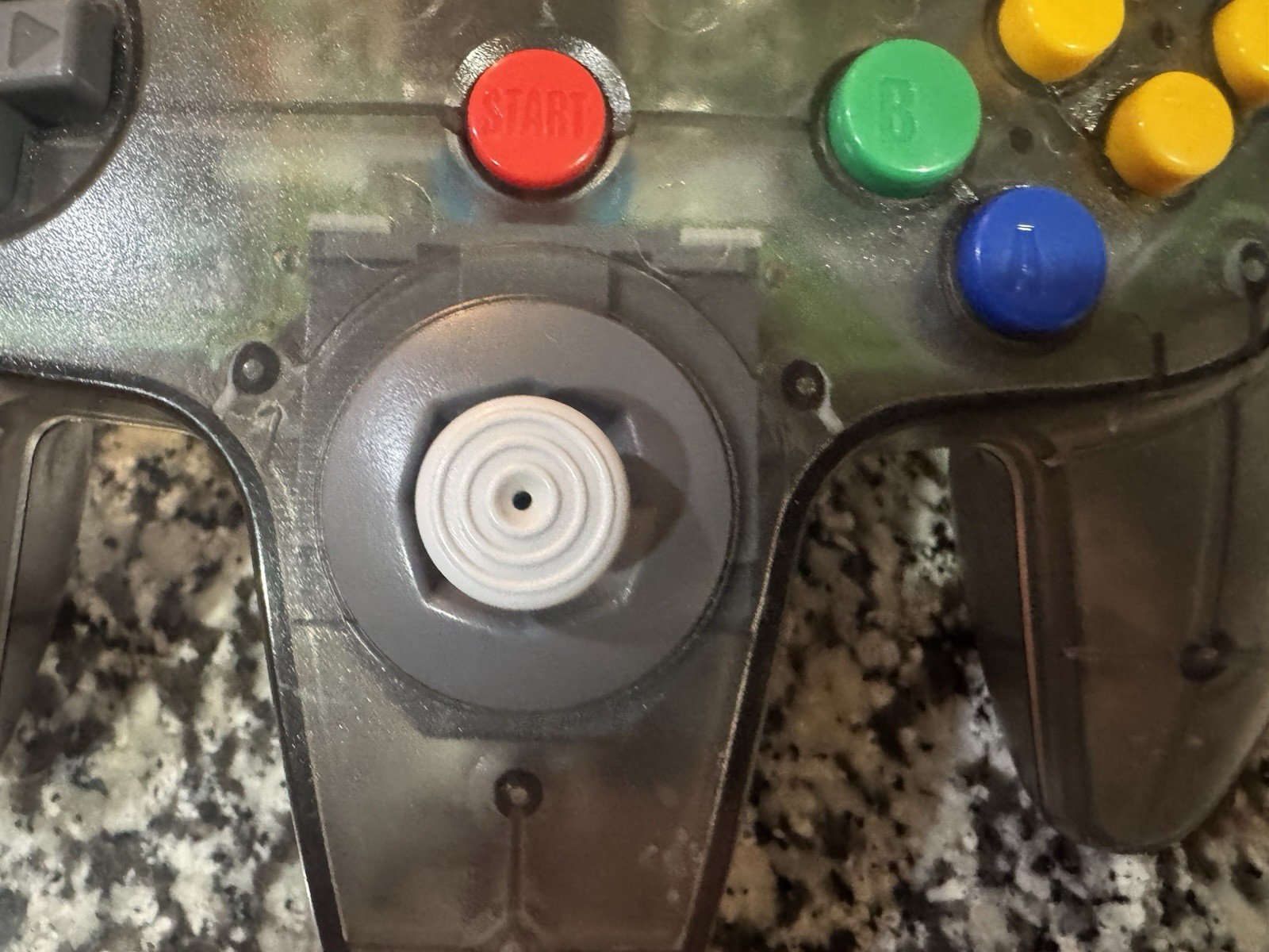 Nintendo 64 N64 Funtastic Authentic Smoke Black Grey Controller OEM Tested READ