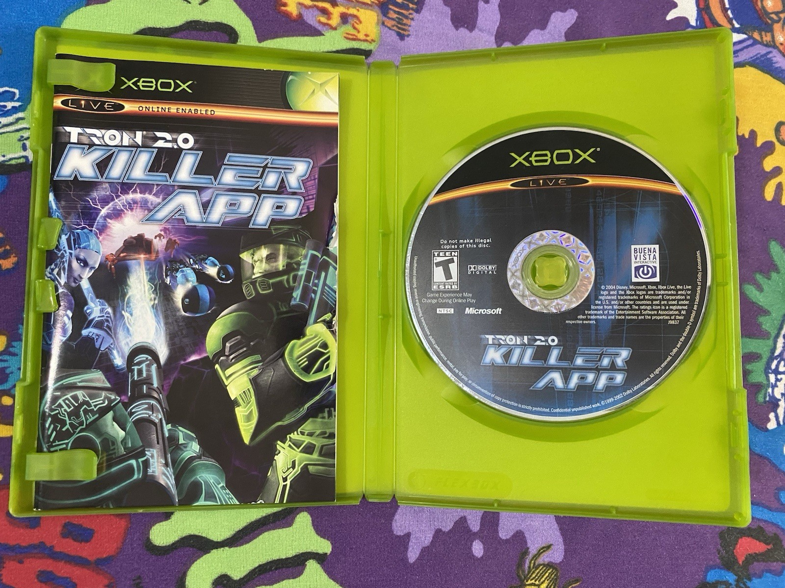 Tron 2.0 Killer App (Microsoft Xbox) CIB Complete w/ Manual