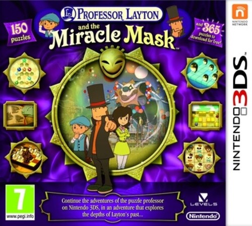 Professor Layton and the Miracle Mask (3DS) PEGI 7+ Adventure: Point and Click