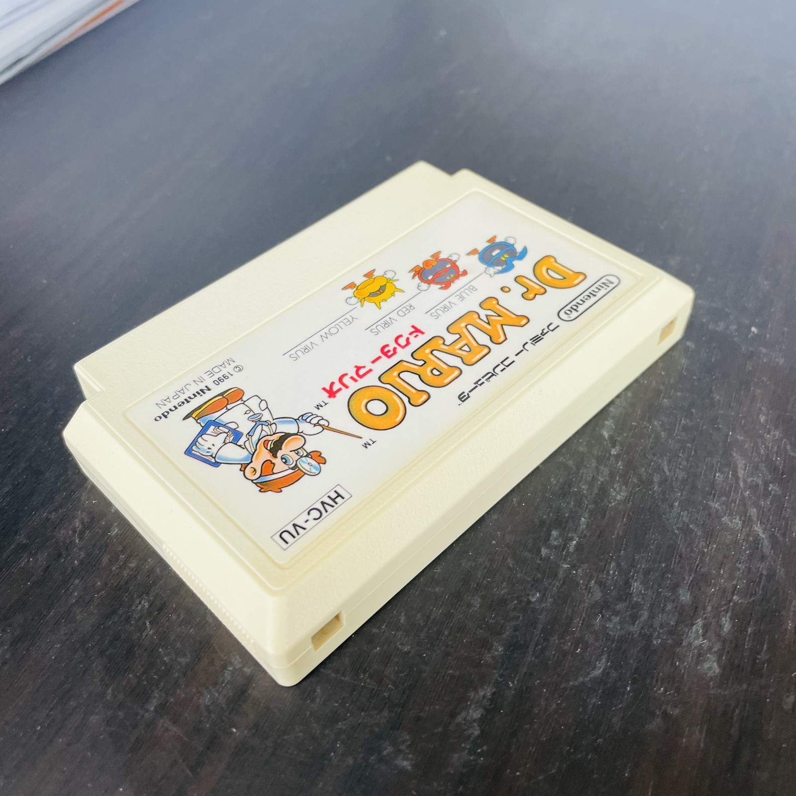 Dr. Mario Nintendo Famicom 1990 Japanese Version HVC-VU Puzzle Retro Games