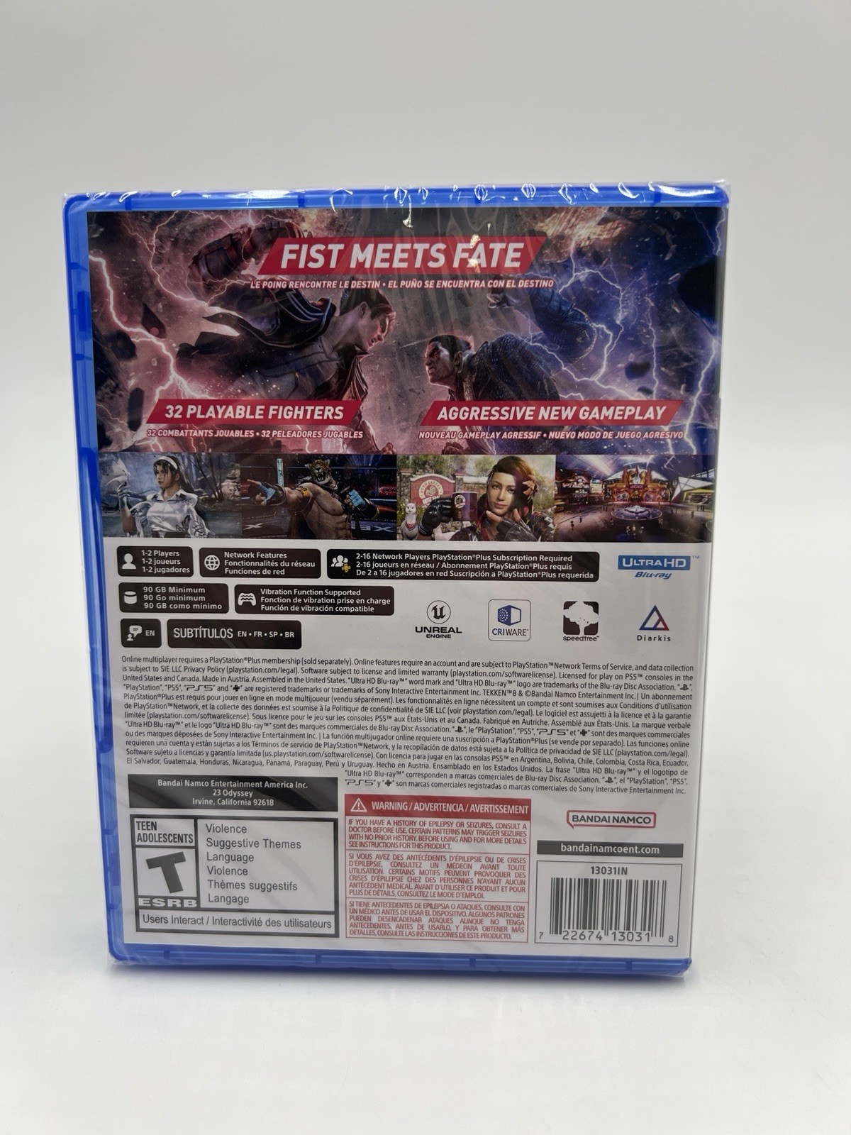 Tekken 8 – Sony PlayStation 5 BRAND NEW FACTORY SEALED + EXTRA DIGITAL CONTENT