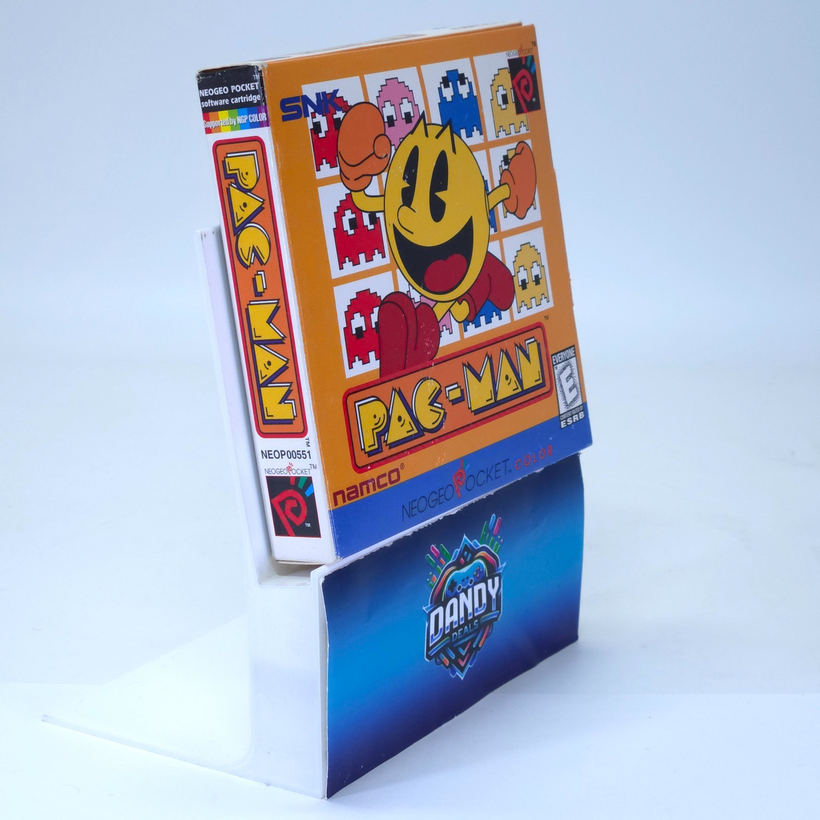 Pac-Man CIB W/ Manual + Saled CrossRings – Neo Geo Pocket Color