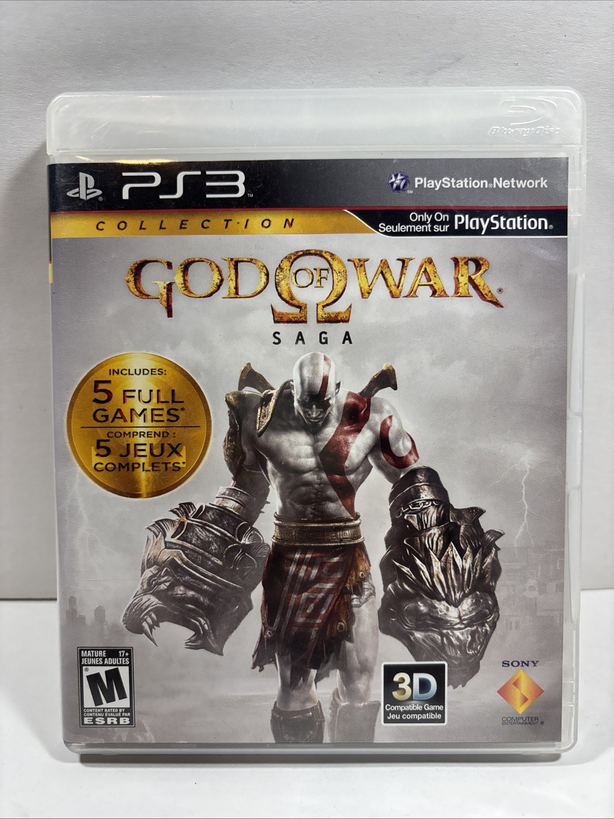God of War Saga (Sony PlayStation 3 PS3 2012) No Valid Code Included Good Tested