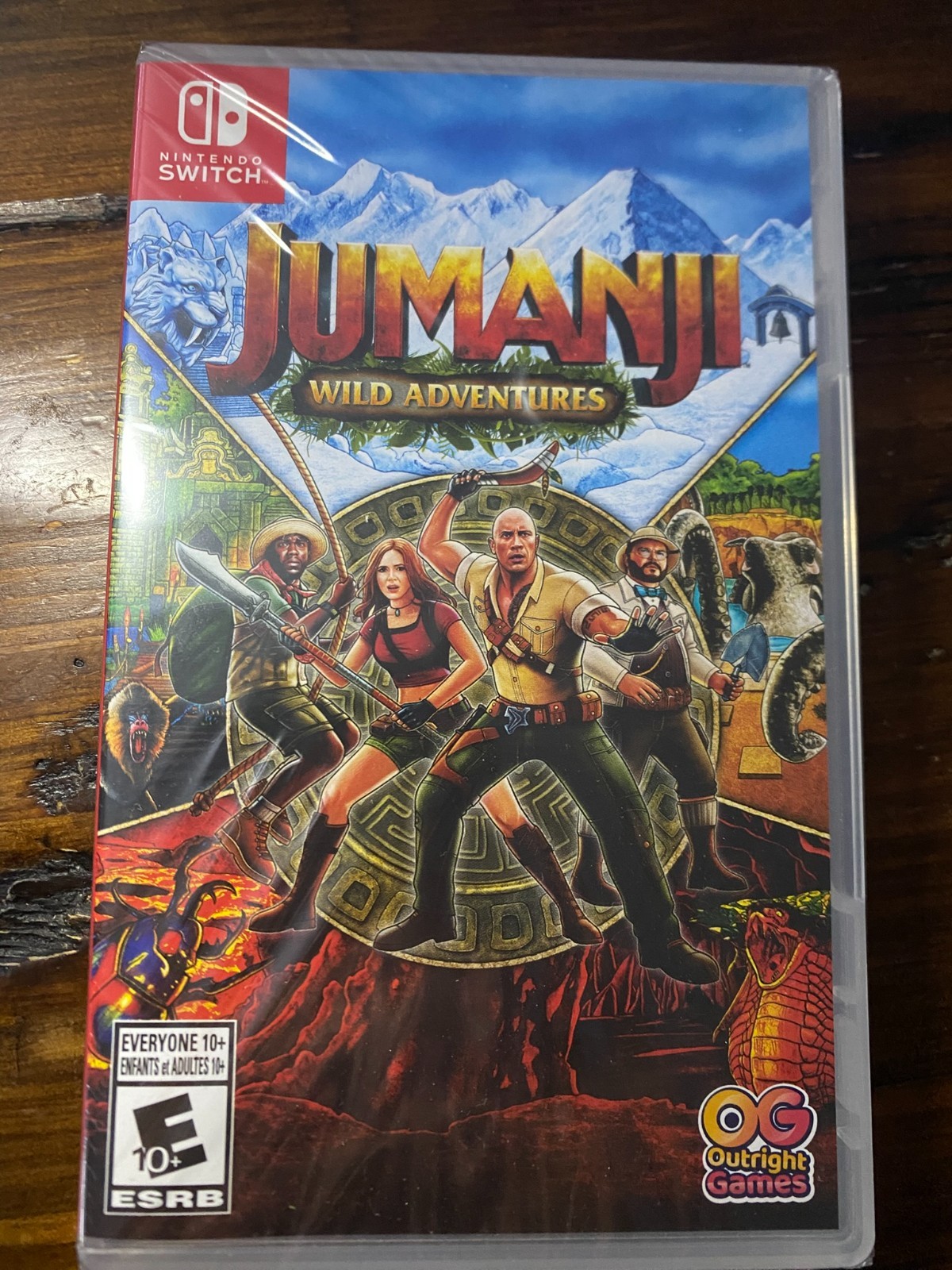 NEW SEALED Nintendo Switch JUMANJI WILD ADVENTURES by Outright Games