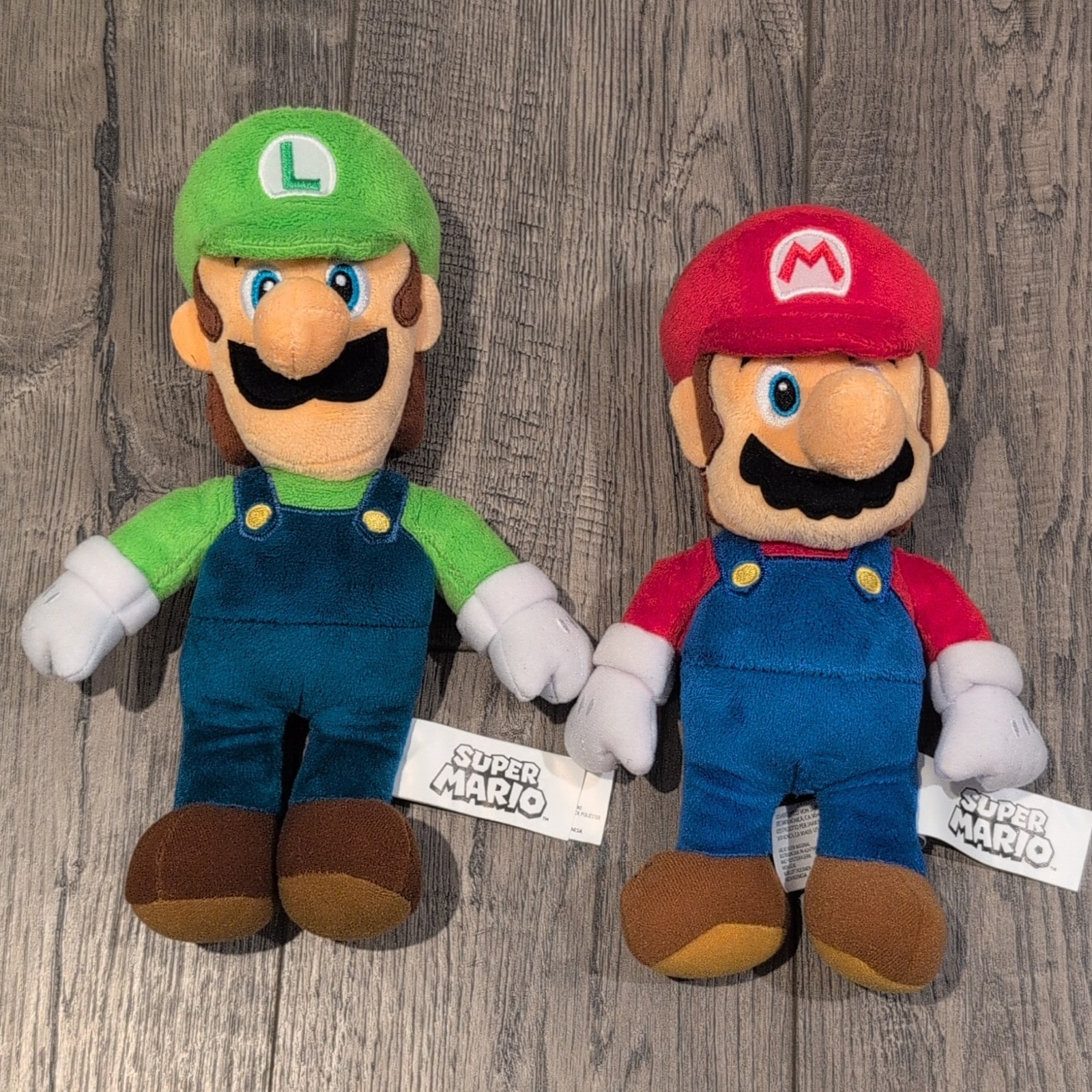 TOMY Super Mario Plush Doll Lot of 5 Mario Luigi Yoshi Bob-omb