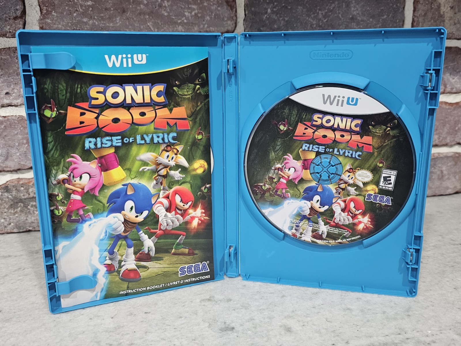 Sonic Boom: Rise of Lyric (Nintendo Wii U, 2014) Complete W/ Manual CIB – Tested